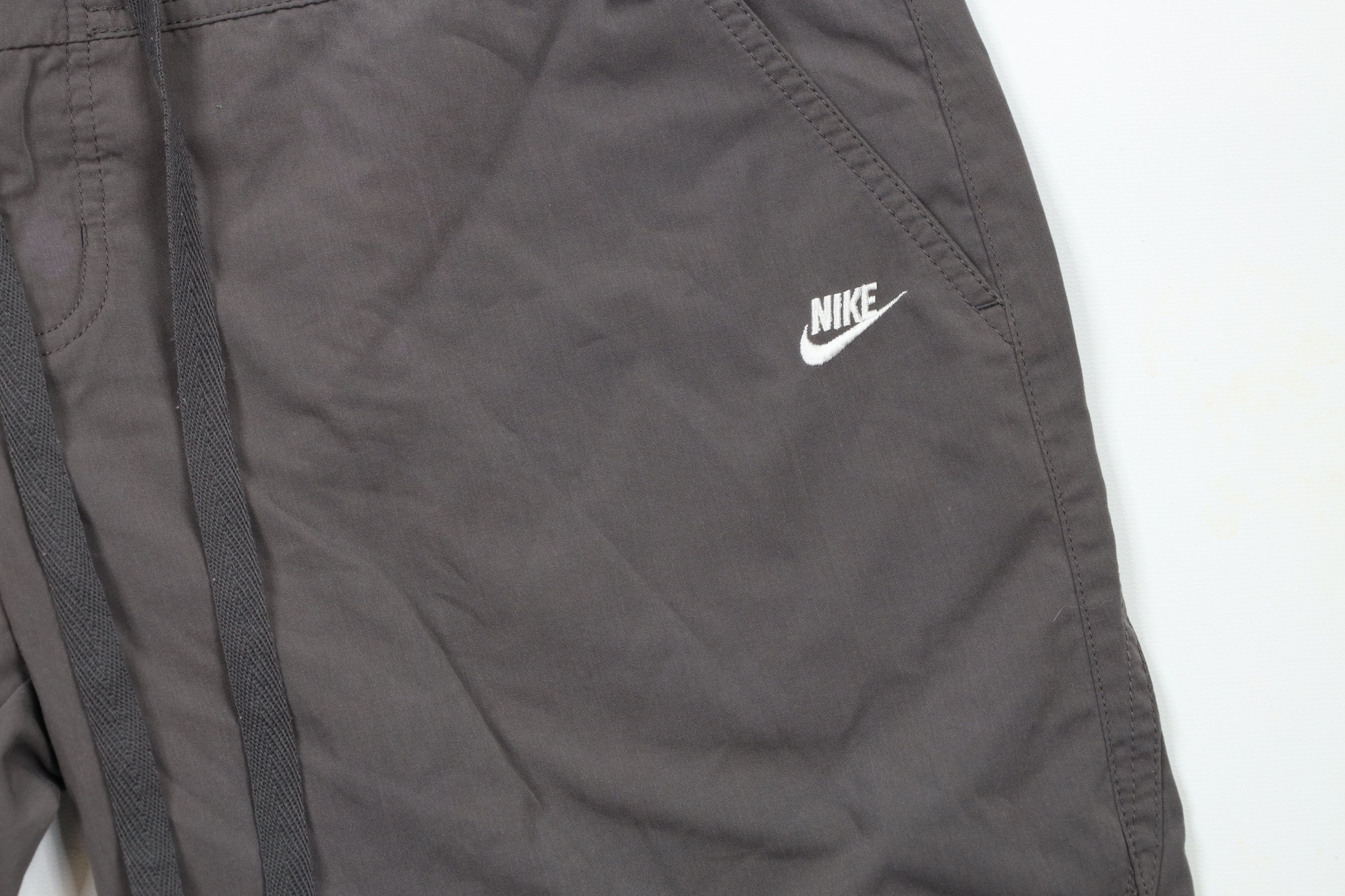 Nike × Vintage Vintage 90s Y2K Nike Mini Swoosh Tie Leg Bermuda Shorts Size 36" / US 14 / IT 50 - 5 Thumbnail