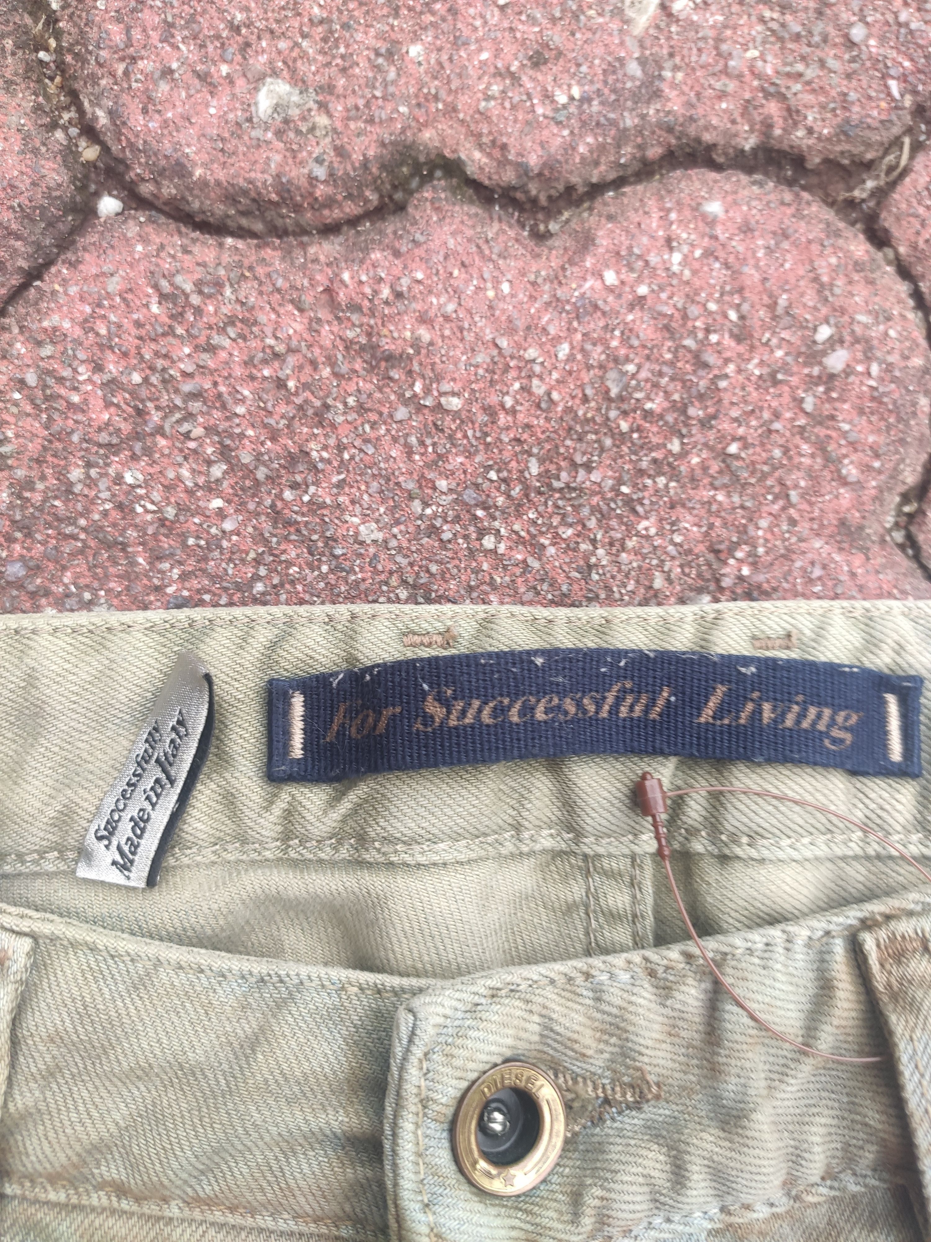Diesel × Diesel Black Gold Diesel Jeans low rise acid wash design Size US 28 / EU 44 - 8 Thumbnail