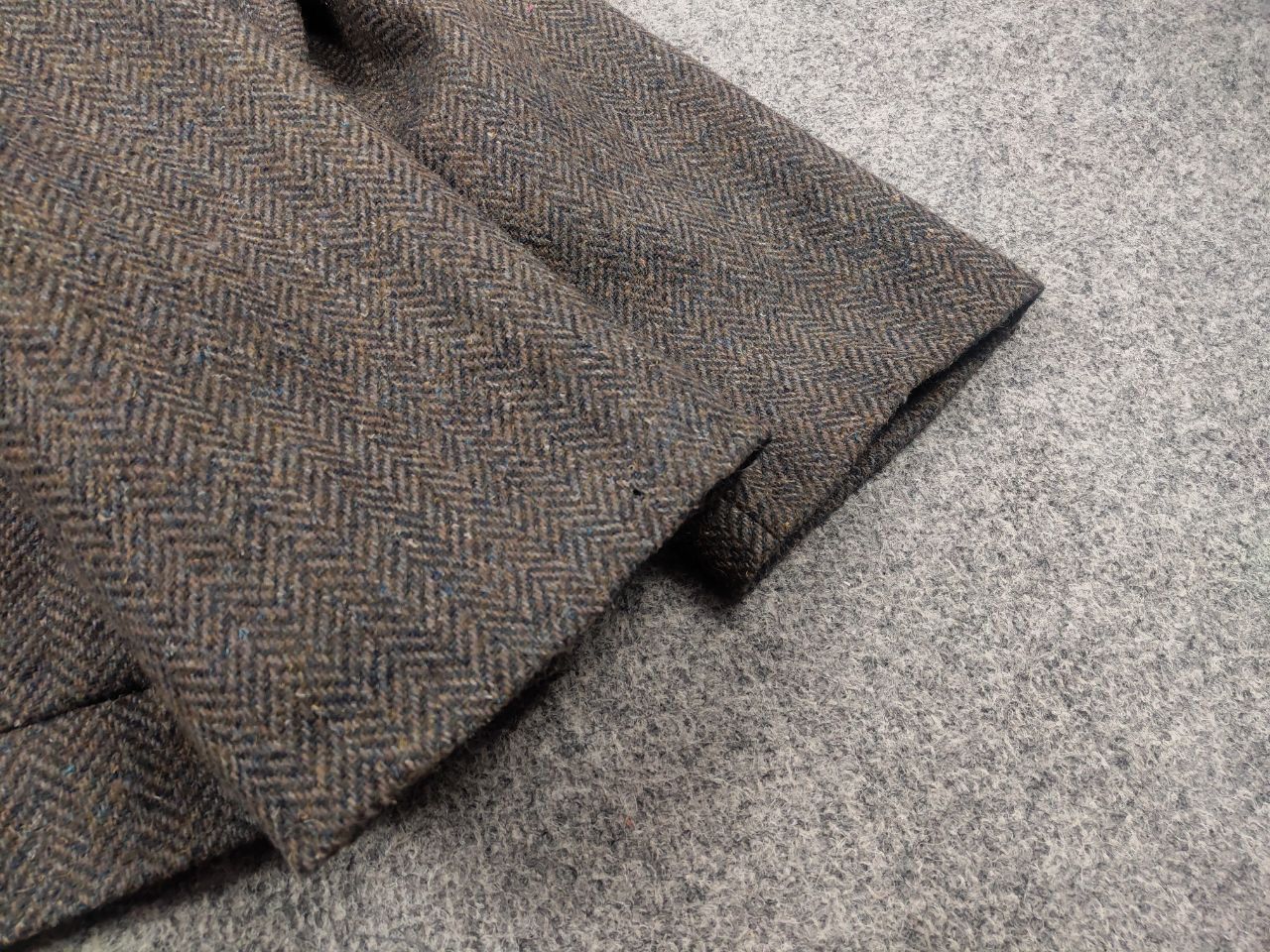 Harris Tweed Clan Royal Vintage 80's Tweed Wool Suit Blazer jacket Skirt Size L / US 10 / IT 46 - 8 Thumbnail