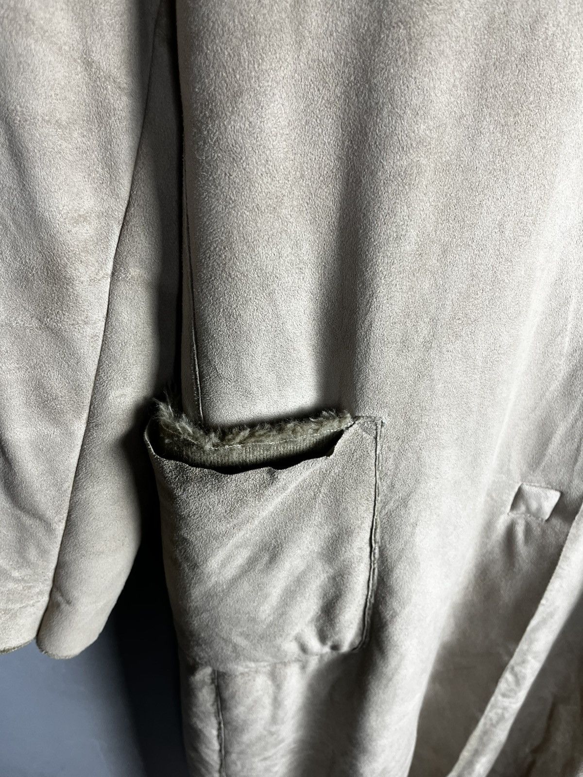 Giorgio Armani Armani cost shearling jacket vintage 90s huster glamour Size XL / US 12-14 / IT 48-50 - 5 Thumbnail