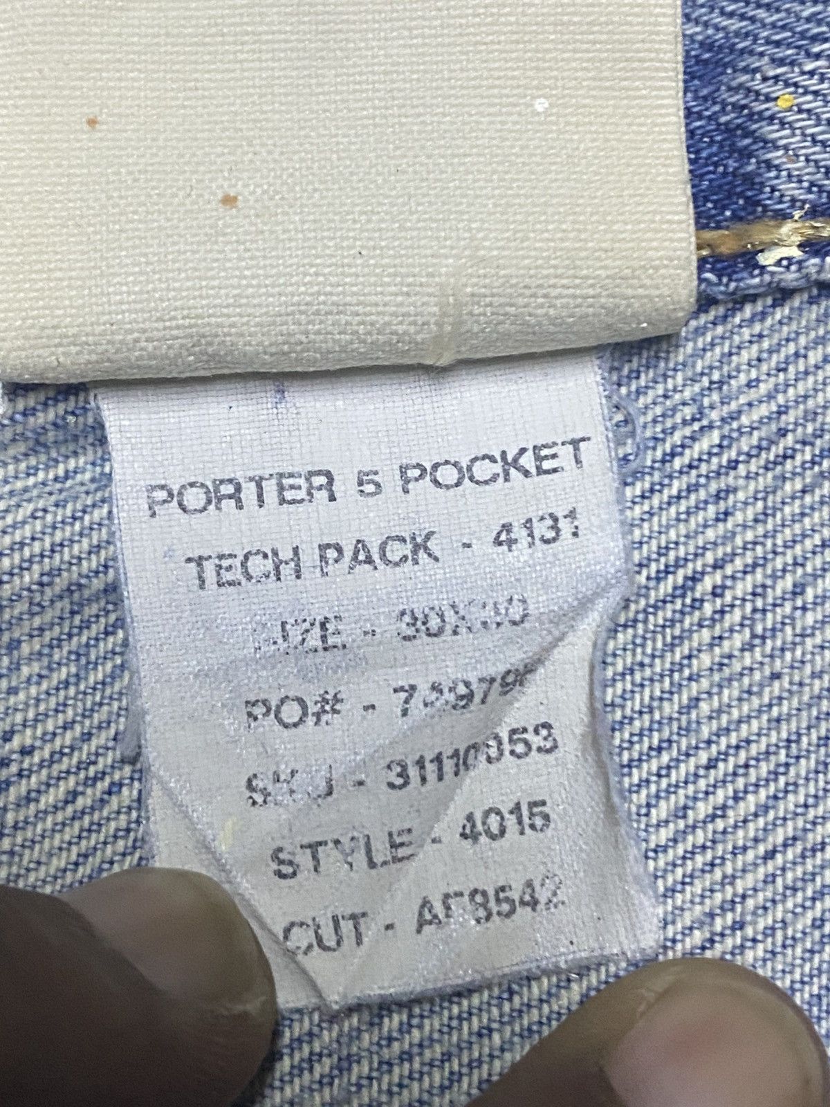 Seditionaries Vintage Handcraft Ambercrombie And Fitch Mud Wash Baggy Jean Size US 32 / EU 48 - 25 Thumbnail