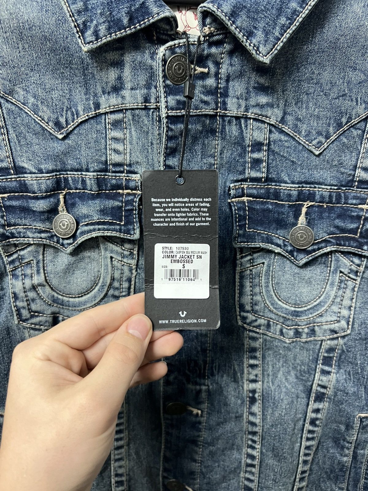 True Religion Vintage True Religion Jean Jacket Chief Keef Size US S / EU 44-46 / 1 - 6 Thumbnail