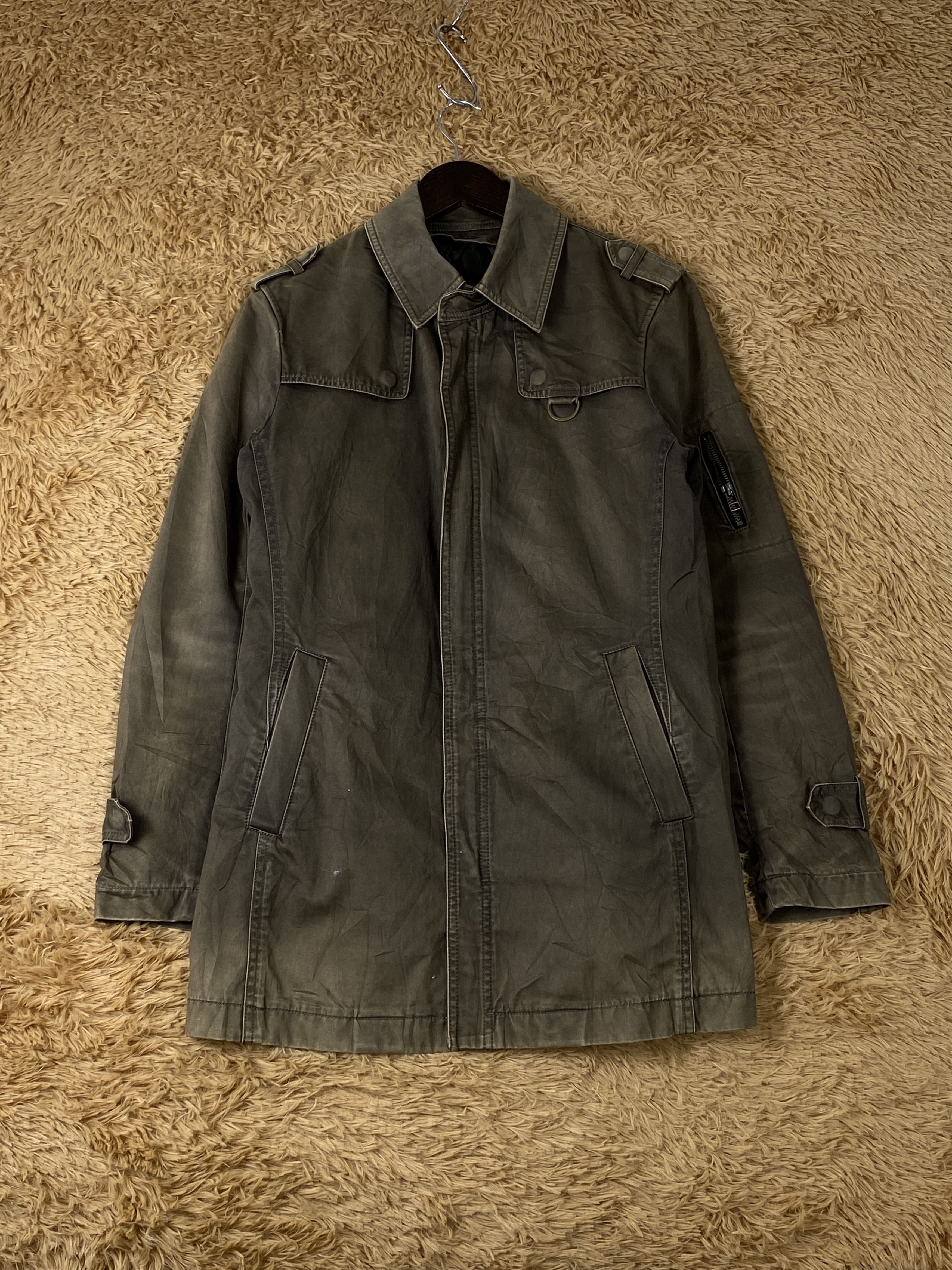 image of Tete Homme Quilted Lining Jacket in Dark Brown, Men's (Size 2XS)
