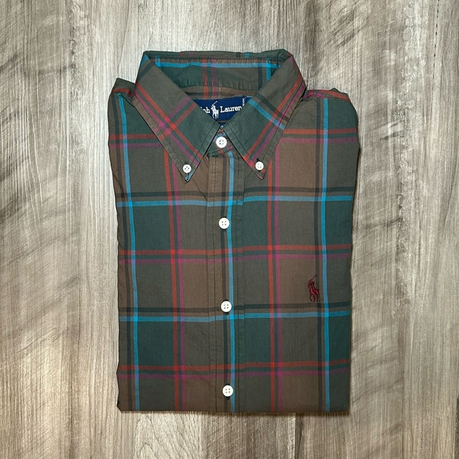 Ralph Lauren Ralph Lauren Long Sleeve Button Down - 16 34 (Large) Size US L / EU 52-54 / 3 - 1 Thumbnail