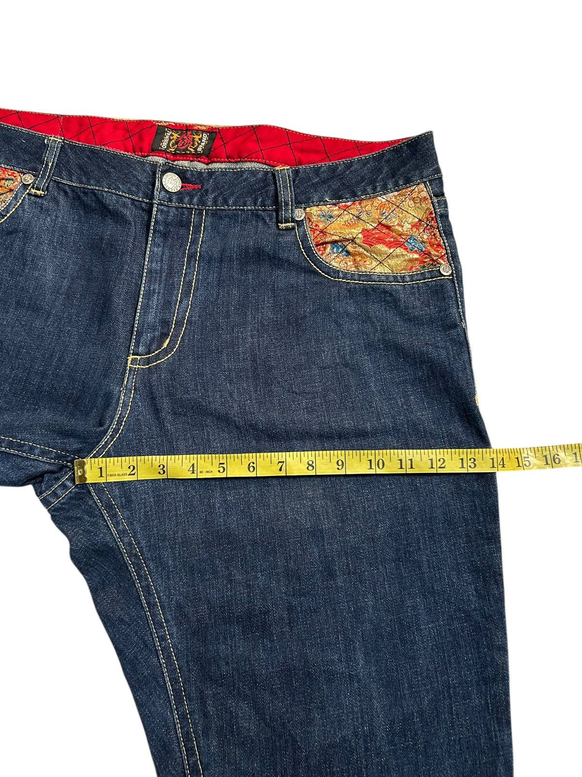 Japanese Brand × Kapital × Vintage Karakuri Tamashii Inspired Japanese Nishiki Denim Jeans Size US 40 / EU 56 - 19 Thumbnail
