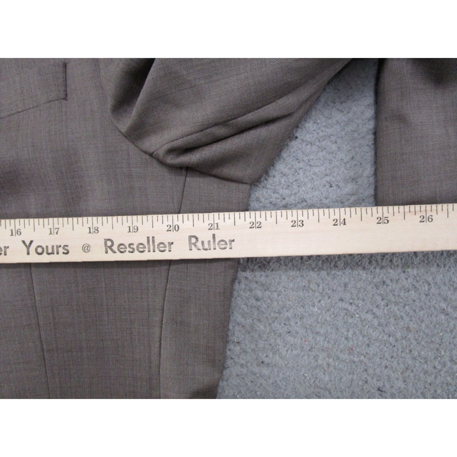 Ralph Lauren Ralph Lauren Suit 42 L Gray Wool 2 Button Designer LRL Jacket Pants Set Career Shirt Size 42R - 6 Thumbnail