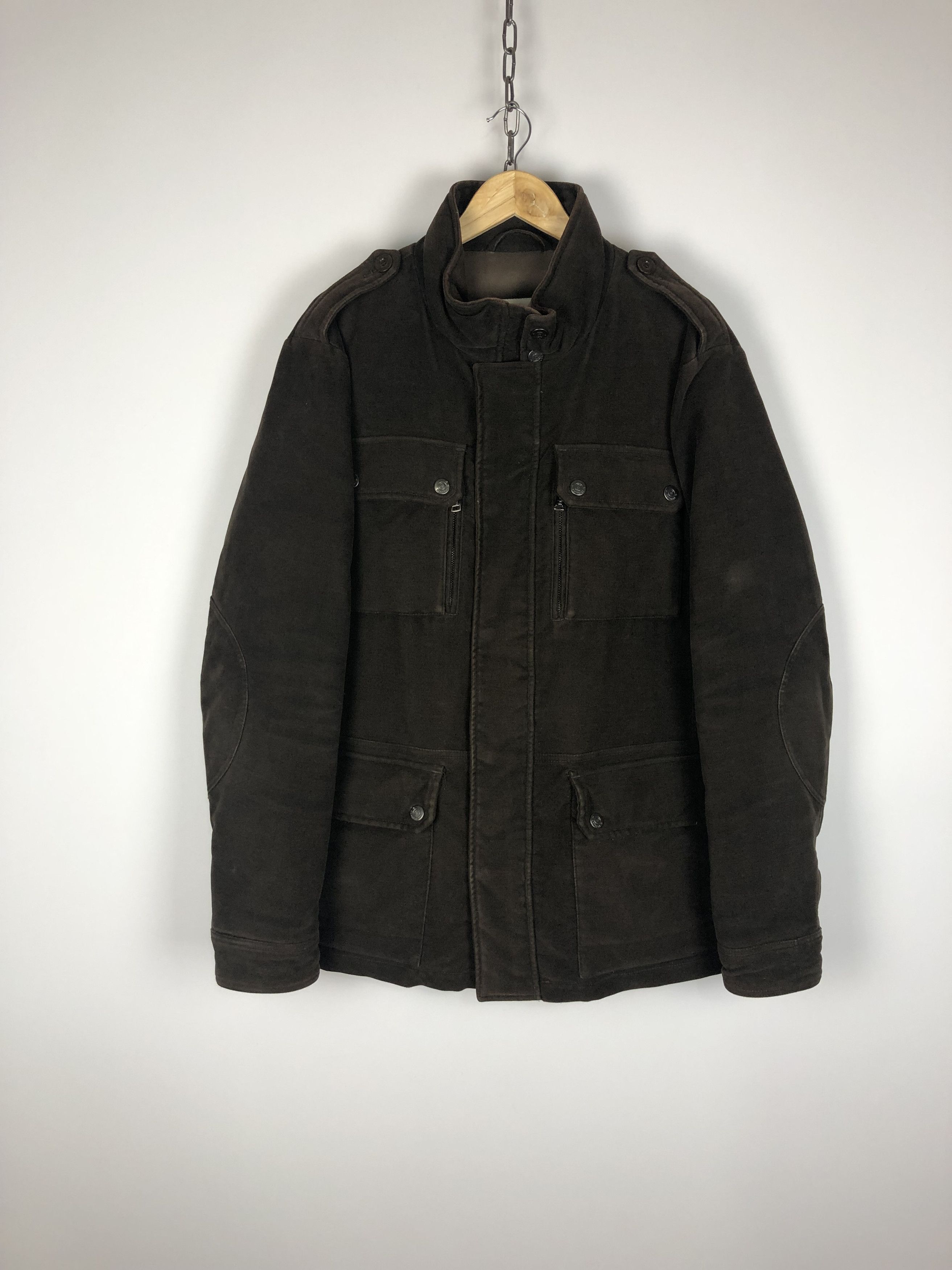 Cerruti 1881 Cerruti 1881 Italian Jacket Zip Brown size 54 Size US L / EU 52-54 / 3 - 1 Thumbnail