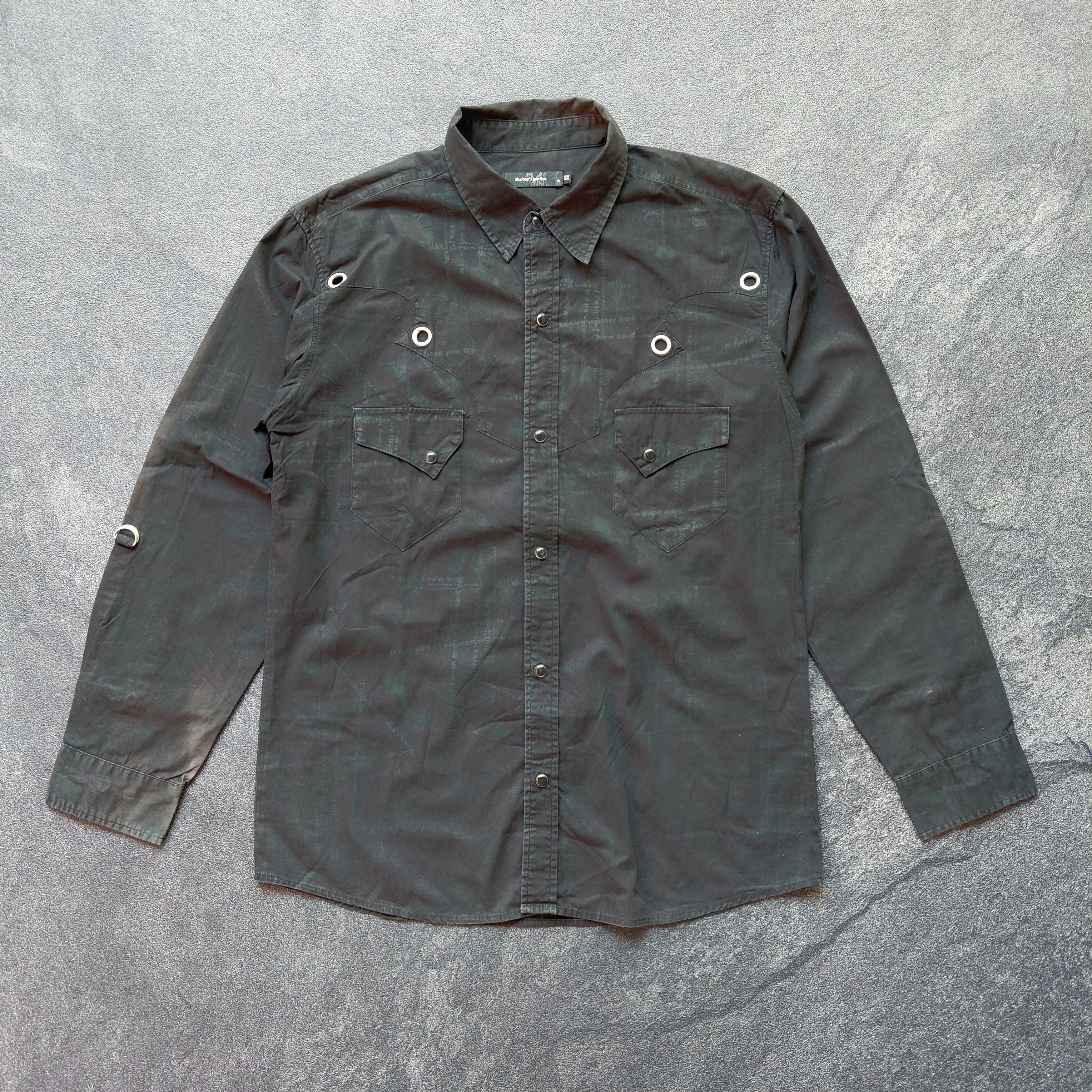 Other Vintage Foem The Bay's Garden Gothic Punk Style Shirt Size US L / EU 52-54 / 3 - 4 Thumbnail