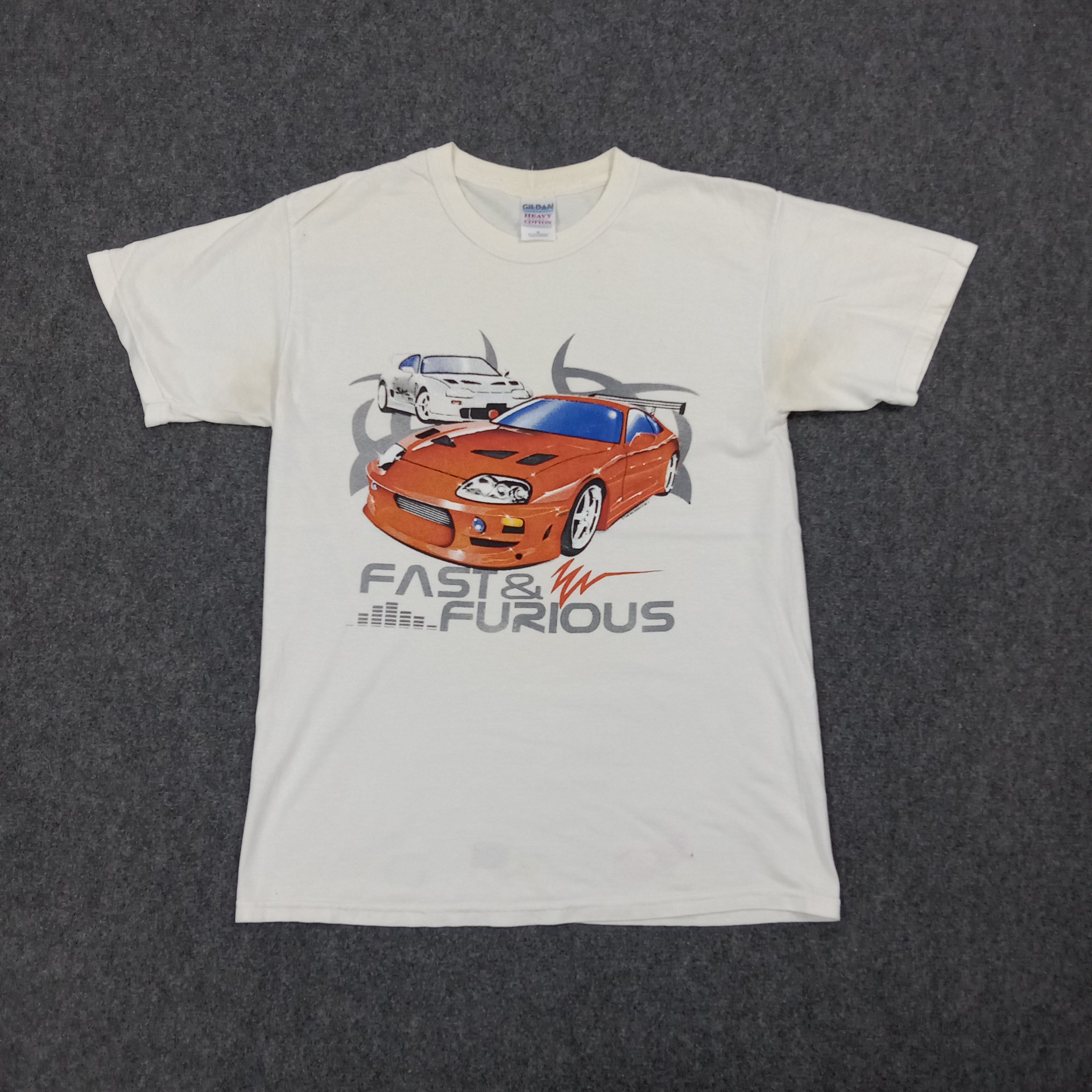 Vintage Fast & Furious Toyota Supra Racing Movie Tshirt C267N78 Size US L / EU 52-54 / 3 - 1 Thumbnail