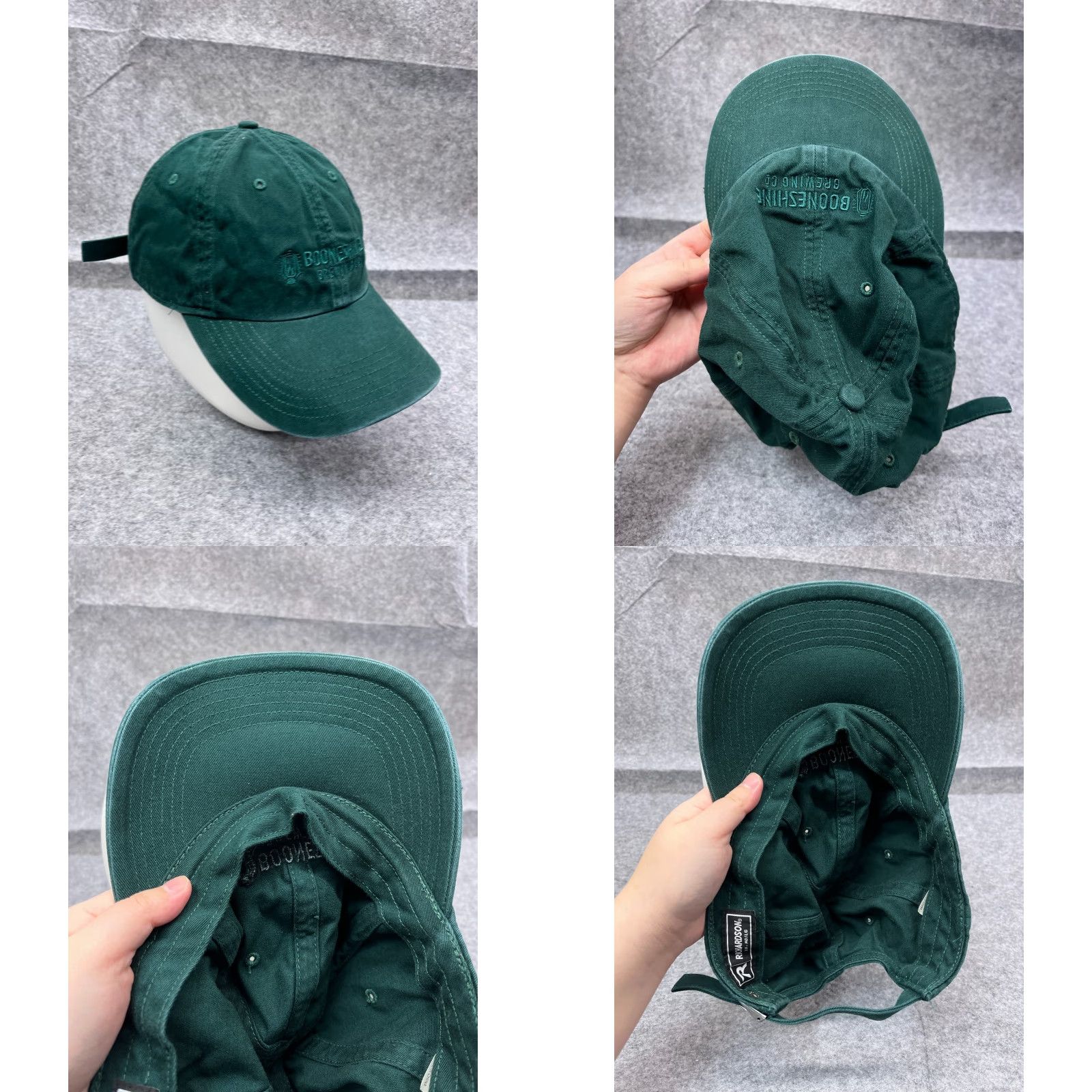 Vintage VINTAGE Richardson Baseball Cap Hat Adult One Size Cotton Teal Beer Theme Casual Size ONE SIZE - 8 Thumbnail
