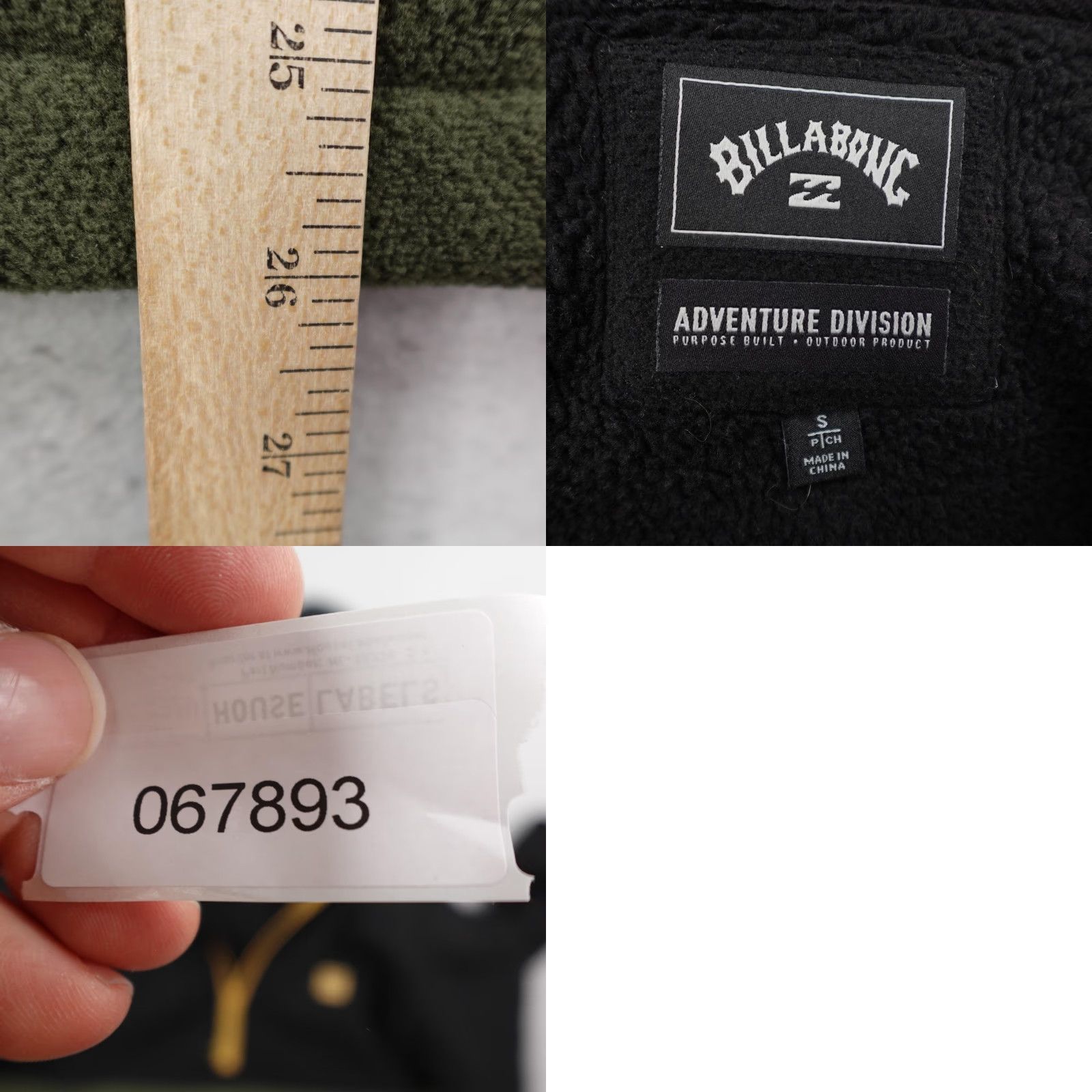 Billabong **Billabong Adventure Division Men's Hoodie Small Green 1/4 Zip Fleece** User: Billabong Adventure Division Men's Hoodie Small Green 1/4 Zip Fleece Size US S / EU 44-46 / 1 - 8 Thumbnail