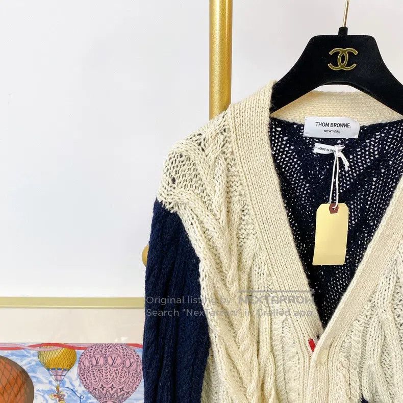 Thom Browne Thom Browne Padded knit cardigan Size US M / EU 48-50 / 2 - 3 Thumbnail