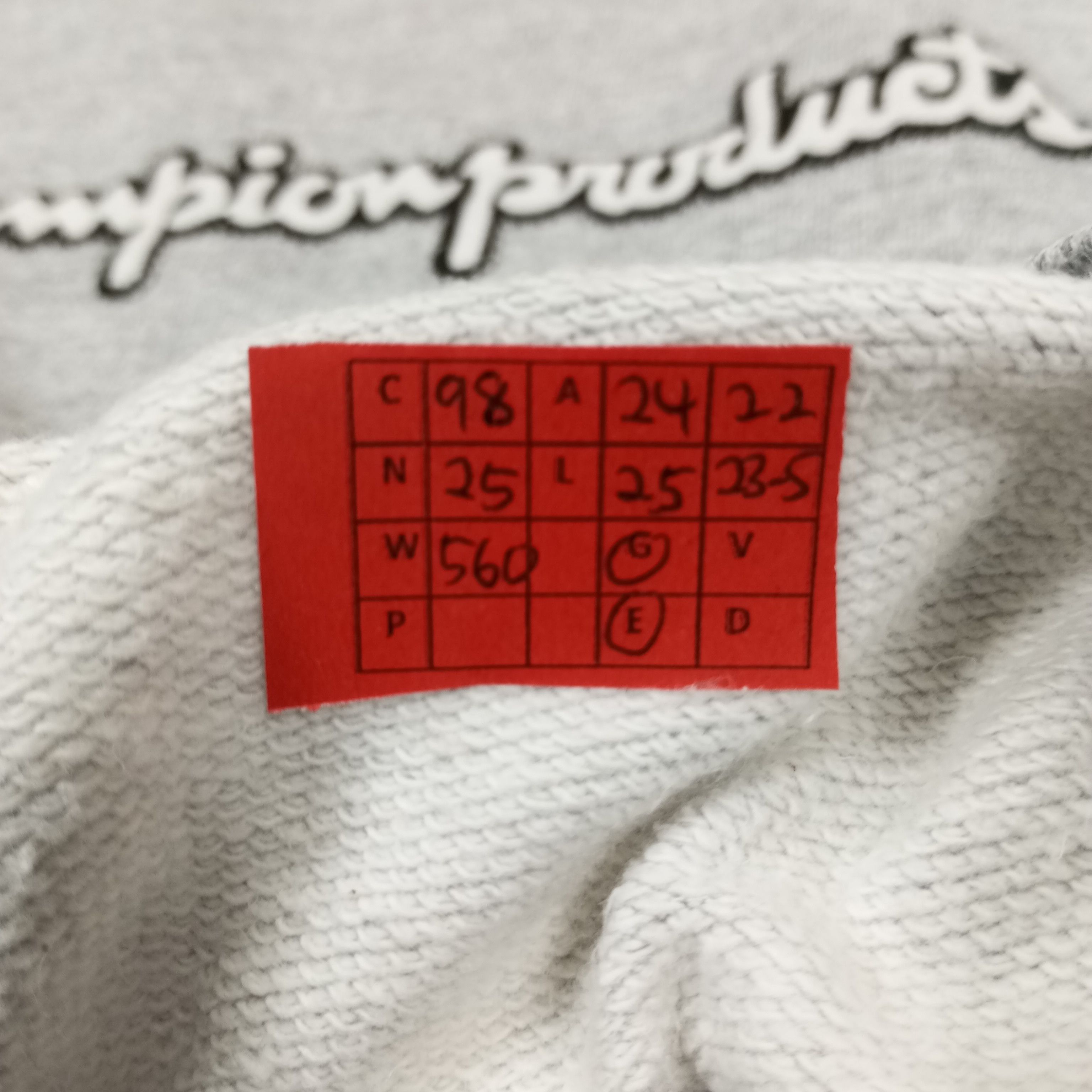 Champion × Vintage Champion Products Center Logo Spellout Design Sweatshirt Size US L / EU 52-54 / 3 - 8 Thumbnail