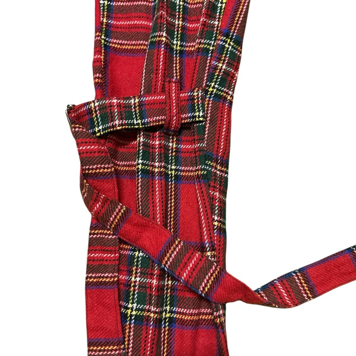 Seditionaries Sedittionaries punk red tartan bondage pants / made england Size US 33 - 4 Thumbnail