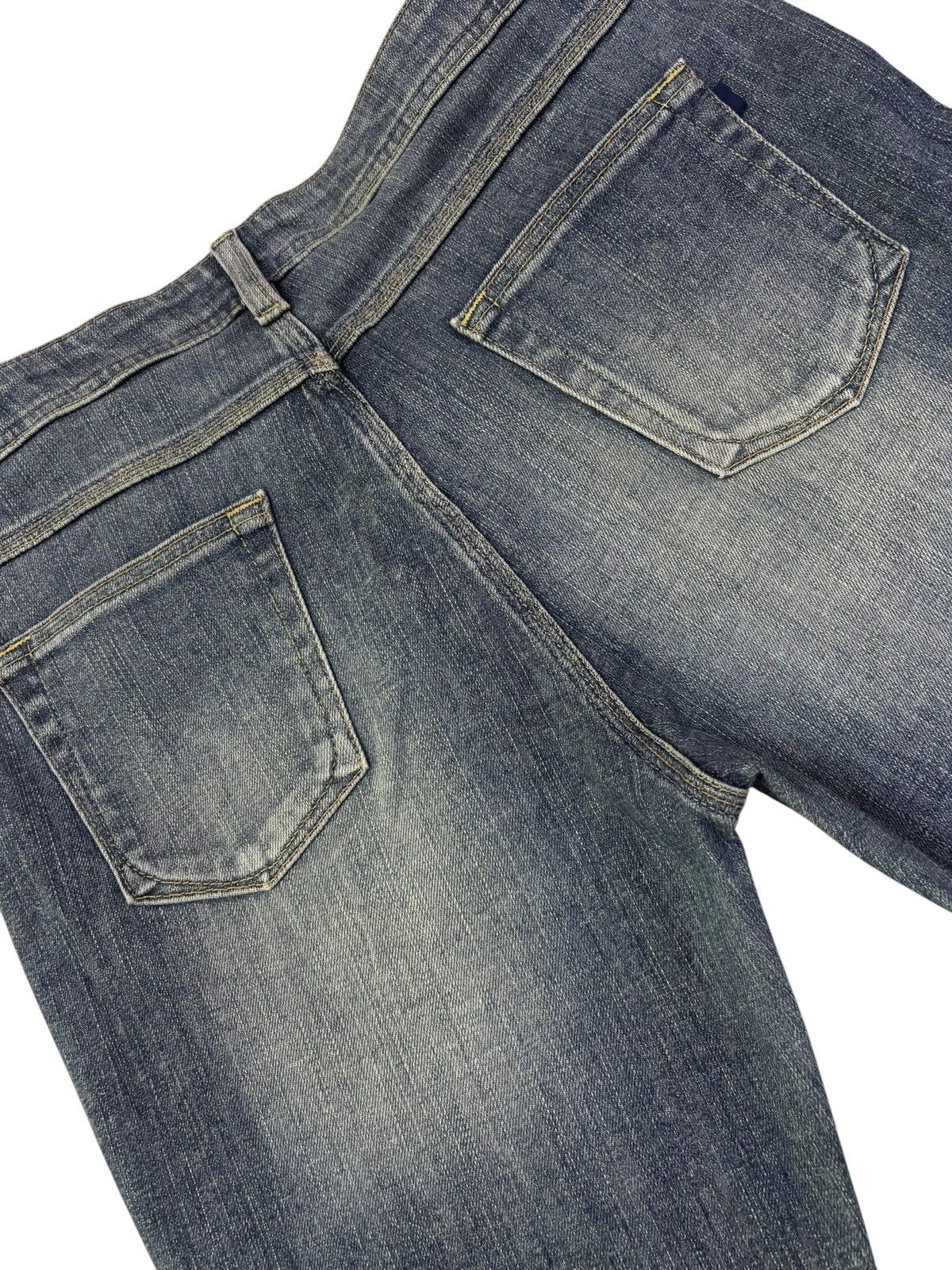 Japanese Brand Vtg Y2k SQJ by Bobson Japan Flared Jeans Size US 32 / EU 48 - 6 Thumbnail