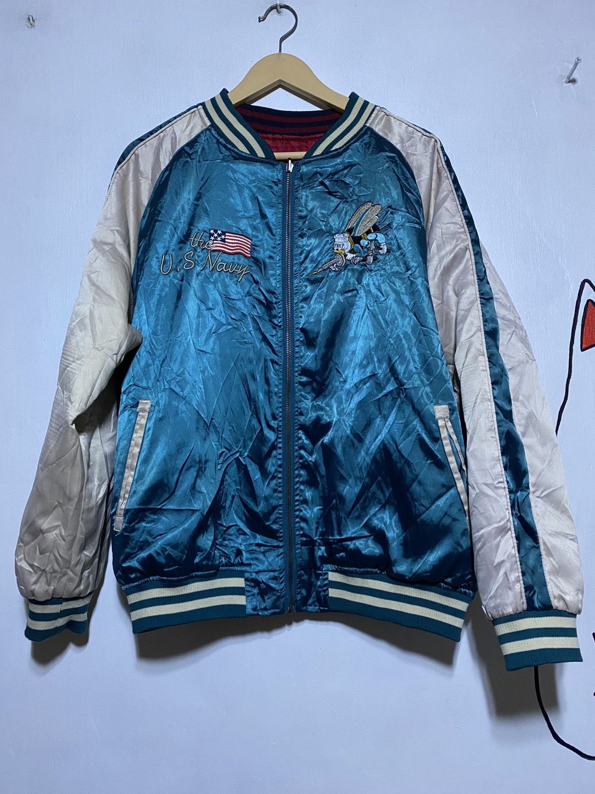 Japanese Brand VINTAGE JAPANESE SUKAJAN Size US L / EU 52-54 / 3 - 3 Thumbnail