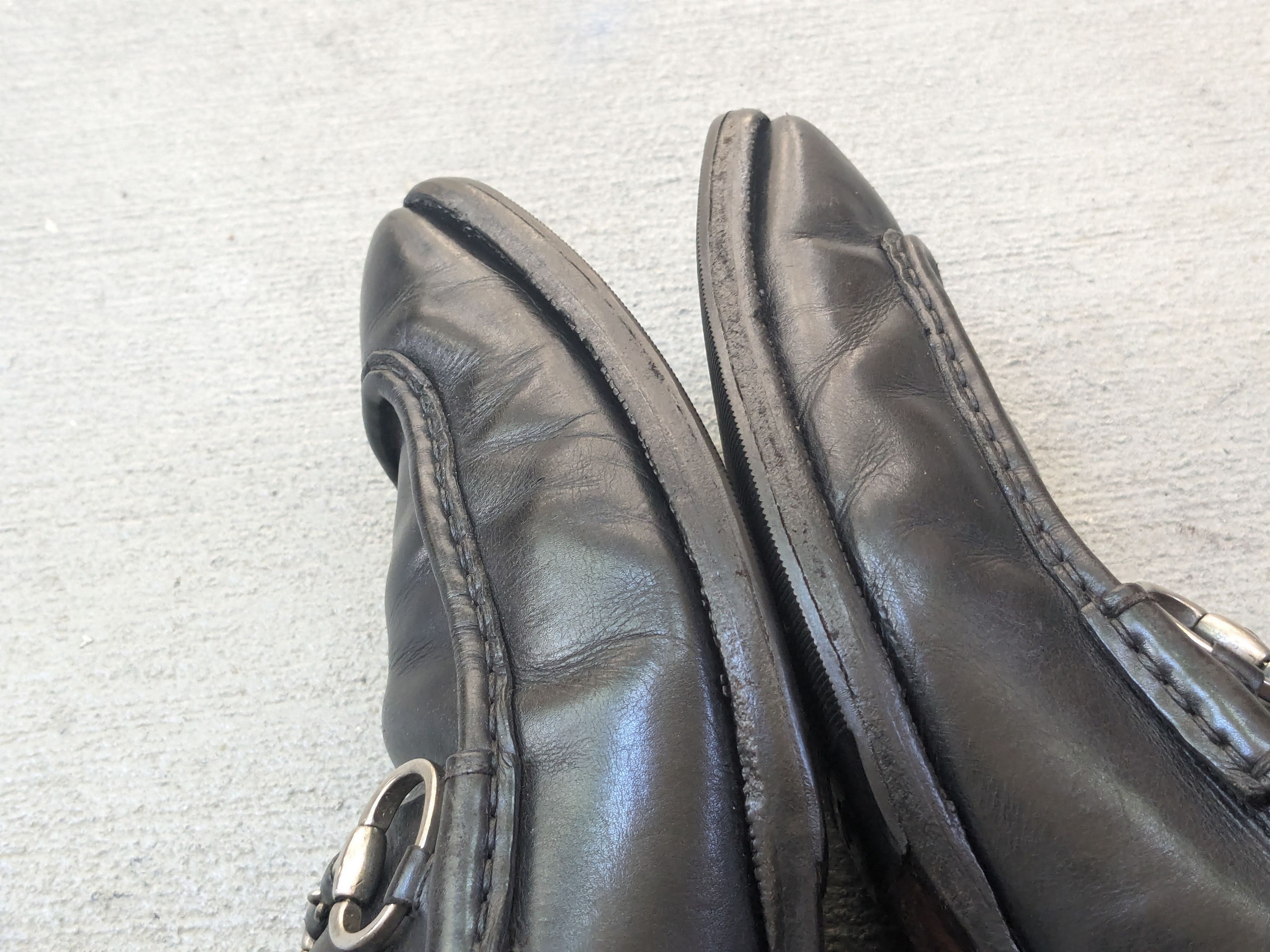 Gucci × Vintage Gucci Horsebit Loafers Black 10 Slip Ons Buckle Size US 10 / EU 43 - 12 Thumbnail