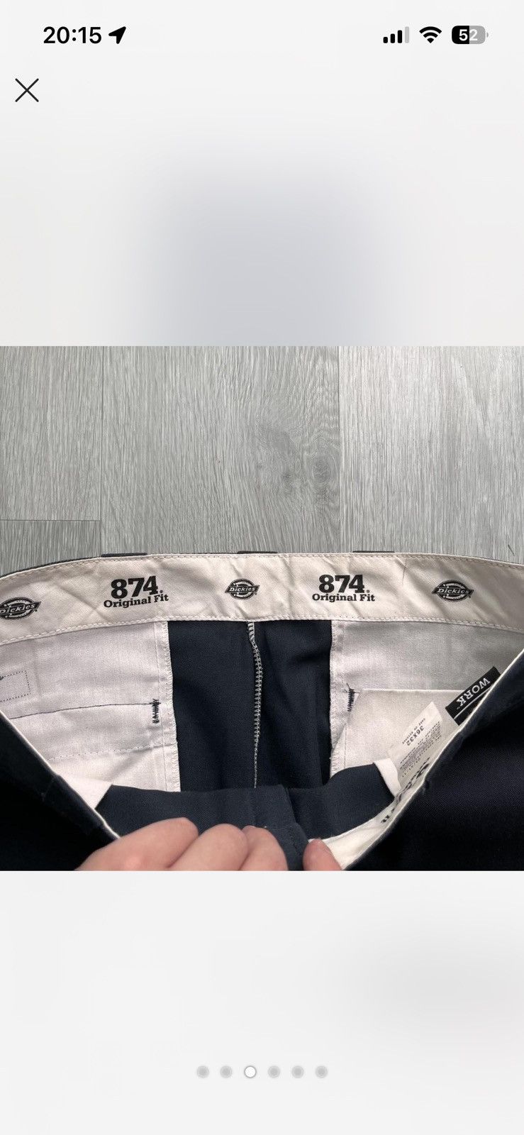 Dickies Dickies 874 Workwear Cargo Trousers Size US 36 / EU 52 - 3 Thumbnail