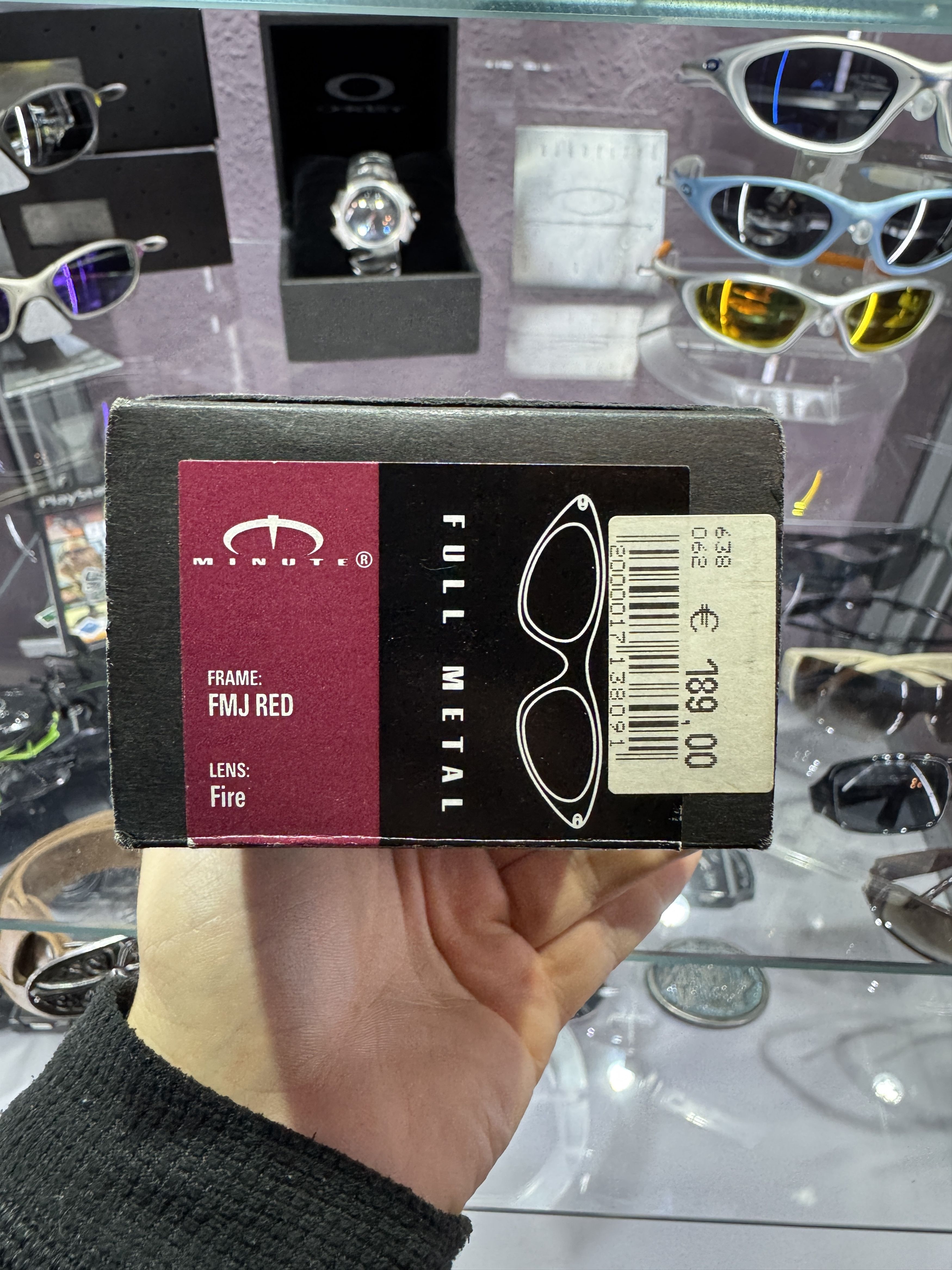 Oakley Oakley FMJ Red Iridium Sunglasses Size ONE SIZE - 7 Thumbnail