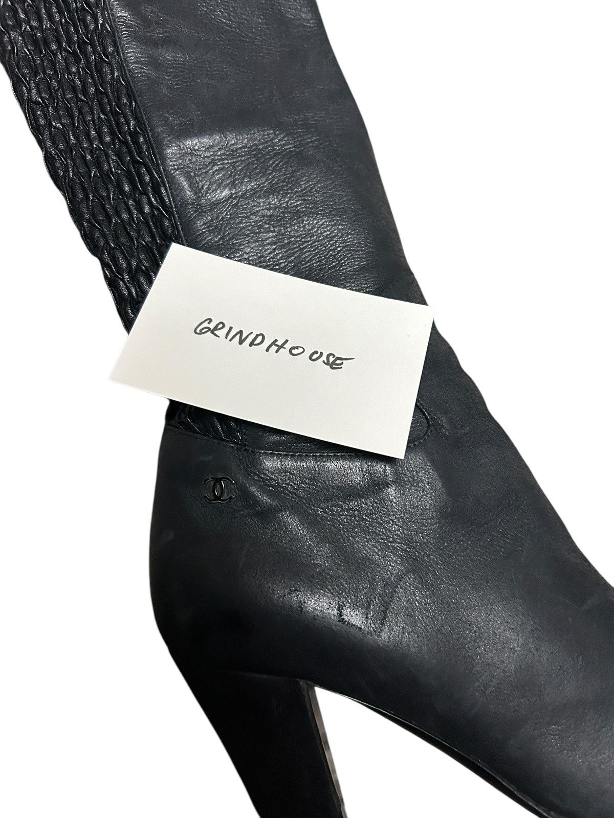 Chanel Winter Thigh High Boots Size US 6.5 / IT 36.5 - 10 Thumbnail