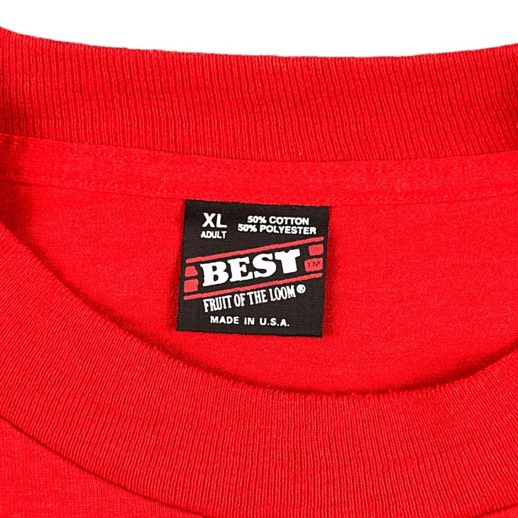 Fruit Of The Loom VINTAGE Sharp Voter Shirt Adult EXTRA LARGE Red Election Politics Ballot 90s Size US XL / EU 56 / 4 - 3 Thumbnail