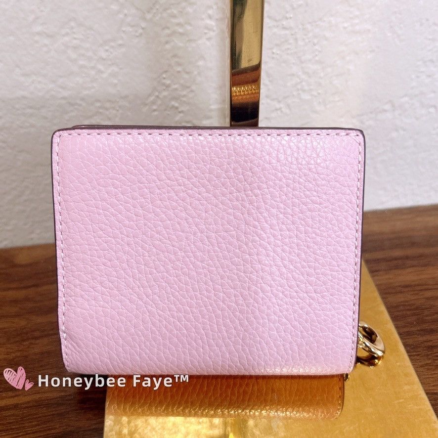 Coach Snap Wallet C2862 Gold/Carnation Size ONE SIZE - 3 Thumbnail
