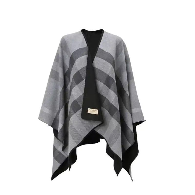 Burberry Burberry Gray Wool Women's Cardigan Size ONE SIZE - 1 Thumbnail