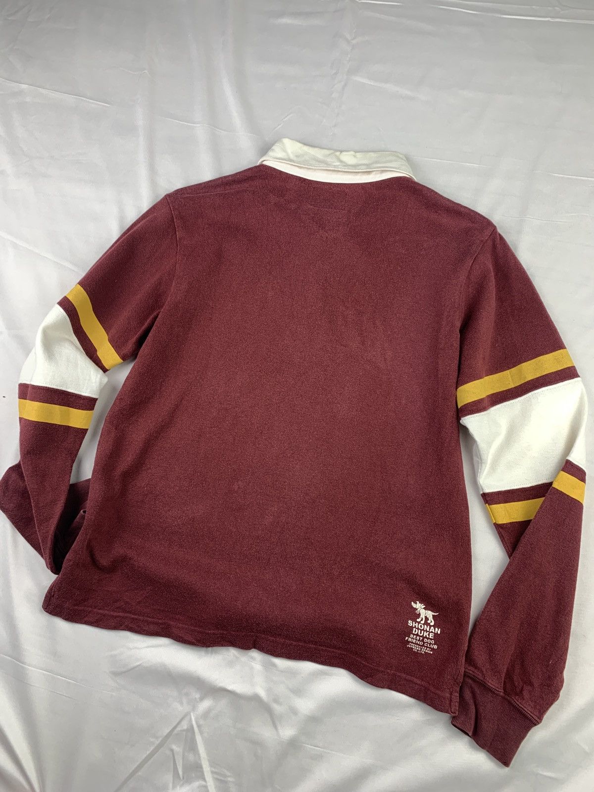 Japanese Brand 2000s Shonanbo Japan University Ivy League Style Rugby Shirt Size M / US 6-8 / IT 42-44 - 4 Thumbnail