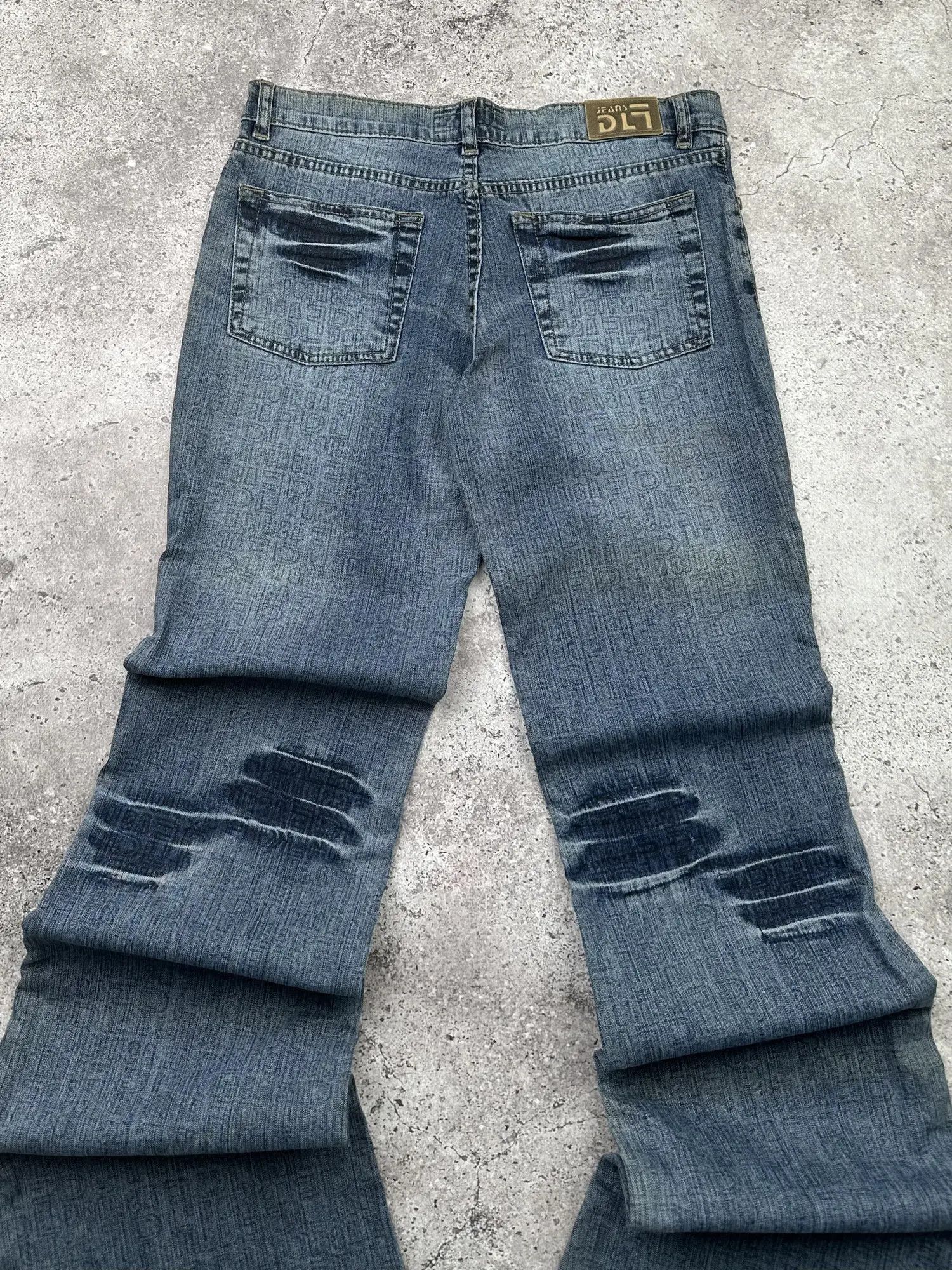 Japanese Brand Vintage Printed Flare Jeans C200(V331) Size 27" / US 4 / IT 40 - 6 Thumbnail