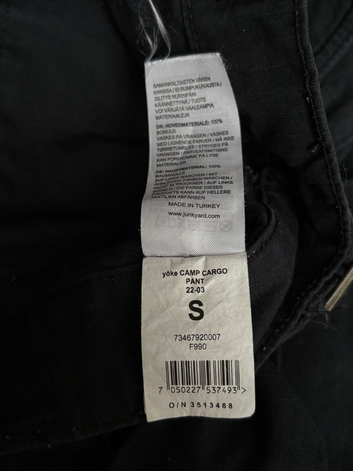 Japanese Brand × YOKE Yoke black cargo Size US 29 - 6 Thumbnail
