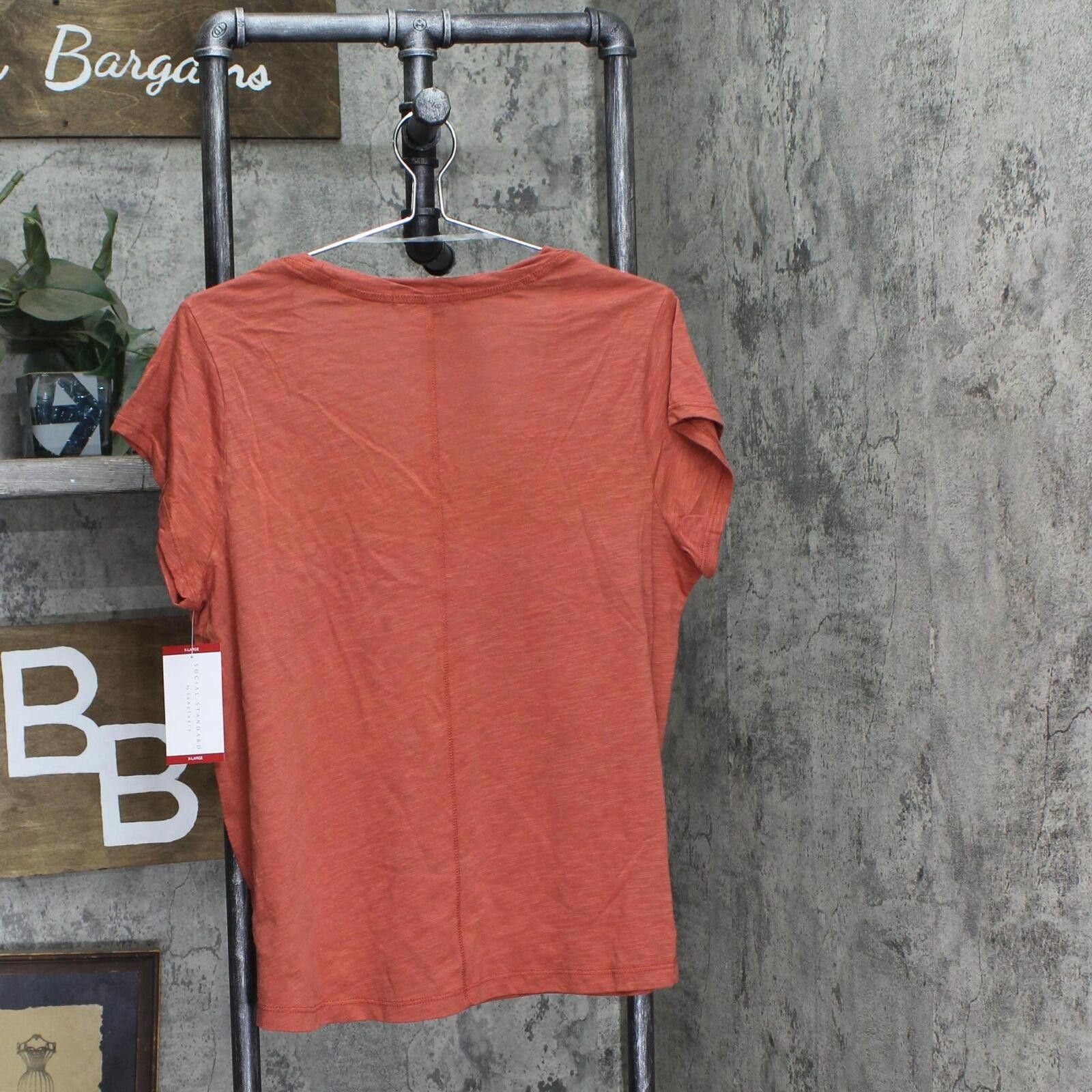 Sanctuary NWT Social Standard by Sanctuary Tee XL Marsala Red Orange Size XL / US 12-14 / IT 48-50 - 2 Thumbnail