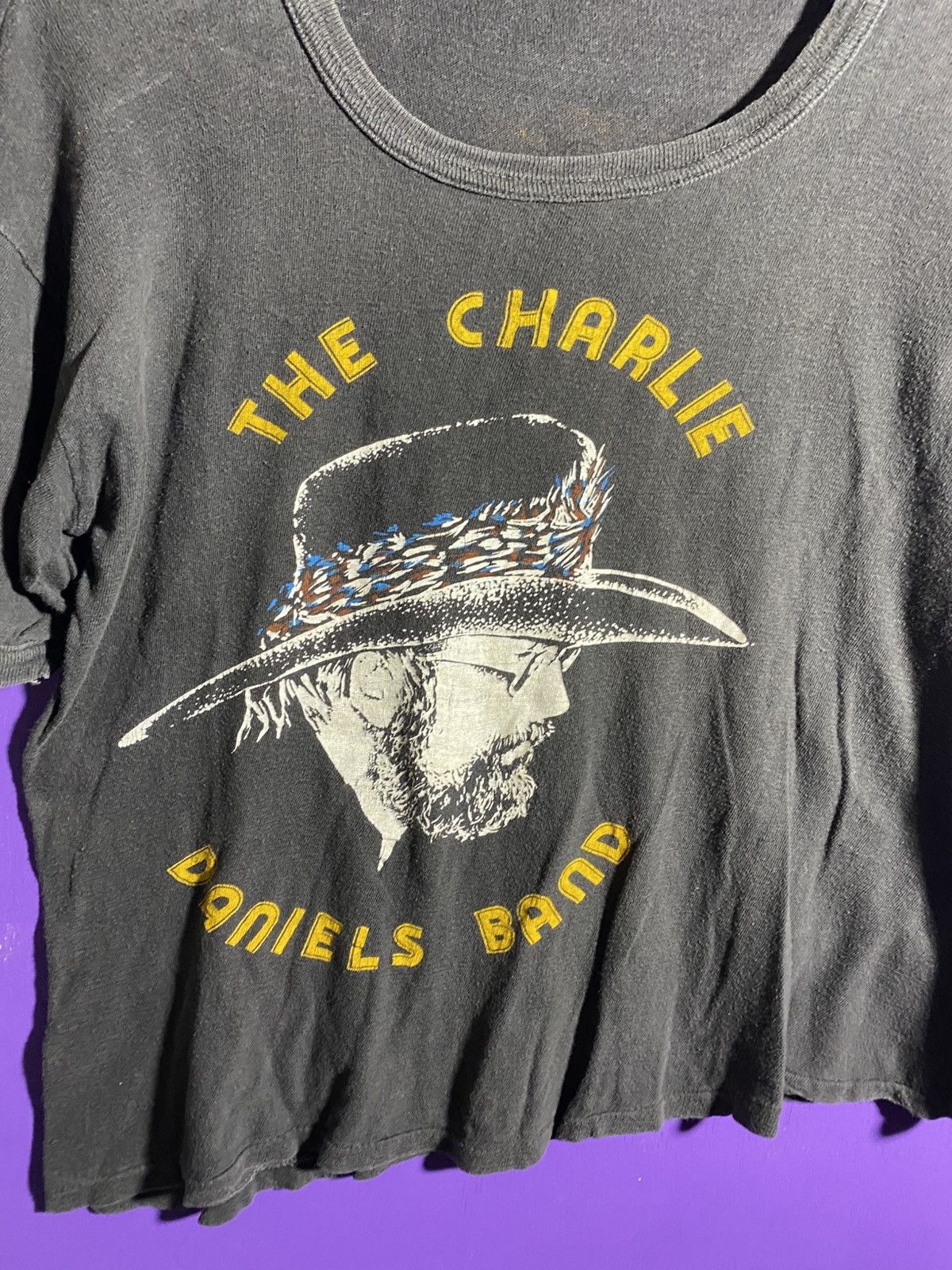 Band Tees × Vintage Vintage 70s The Charlie Daniel’s band tour tee Size US M / EU 48-50 / 2 - 3 Thumbnail