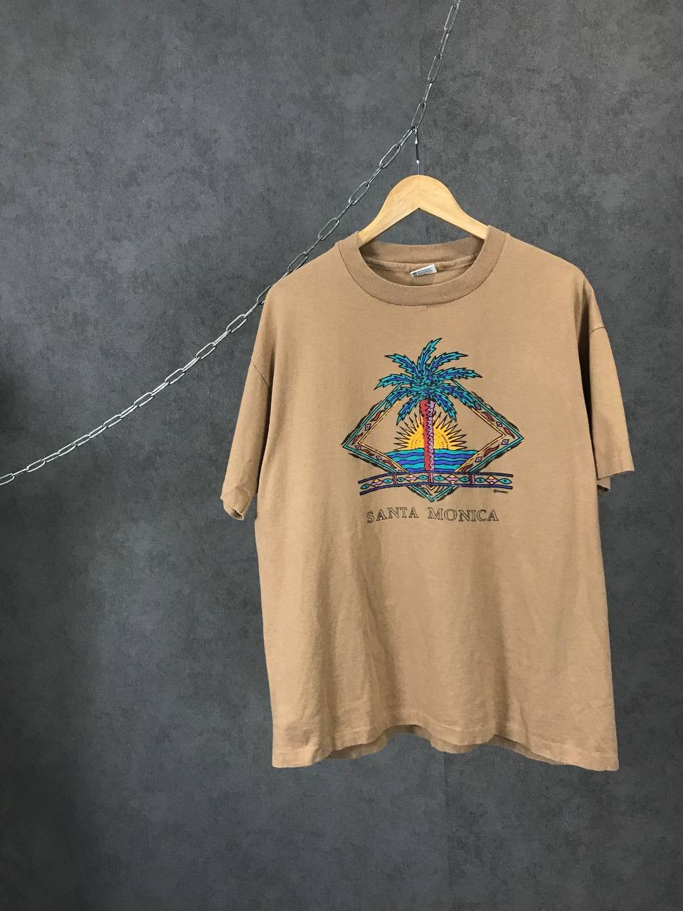 Other Santa Monica vintage made in USA single stitch tee Size US XL / EU 56 / 4 - 1 Thumbnail