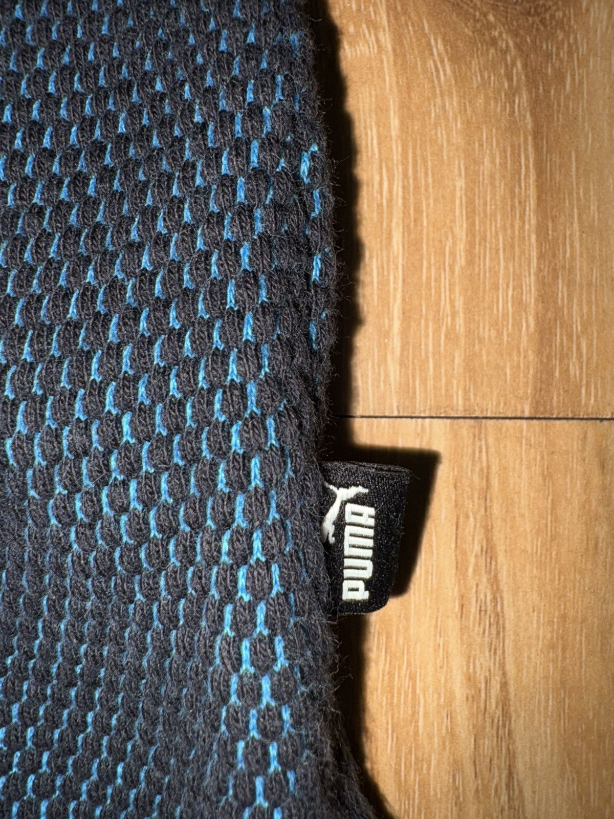 Puma Puma Textured Micro-Knit Polo Navy Blue Size L 585679-01 Size US L / EU 52-54 / 3 - 9 Thumbnail