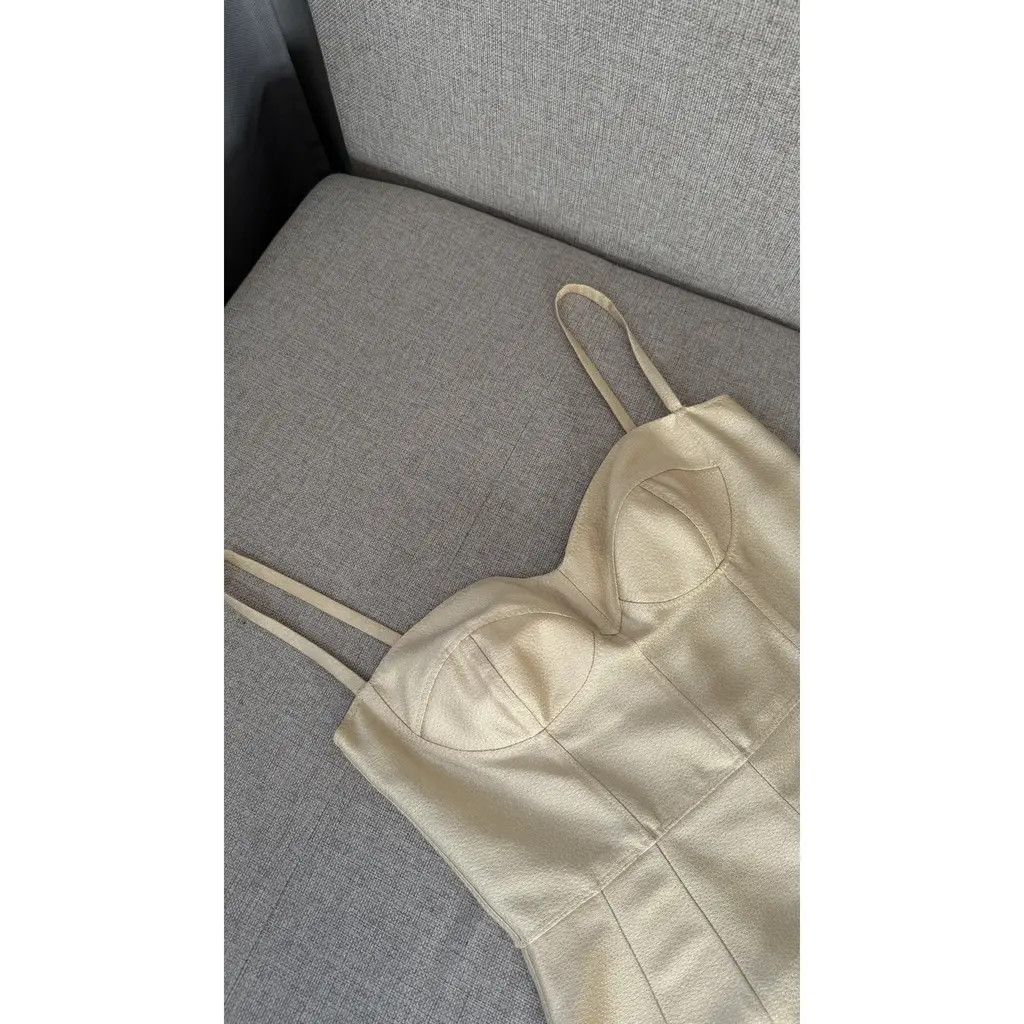 Dolce & Gabbana Dolce & Gabbana Gold Corset Bustier Bodycon Dress Size IT 44 Size M / US 6-8 / IT 42-44 - 4 Thumbnail