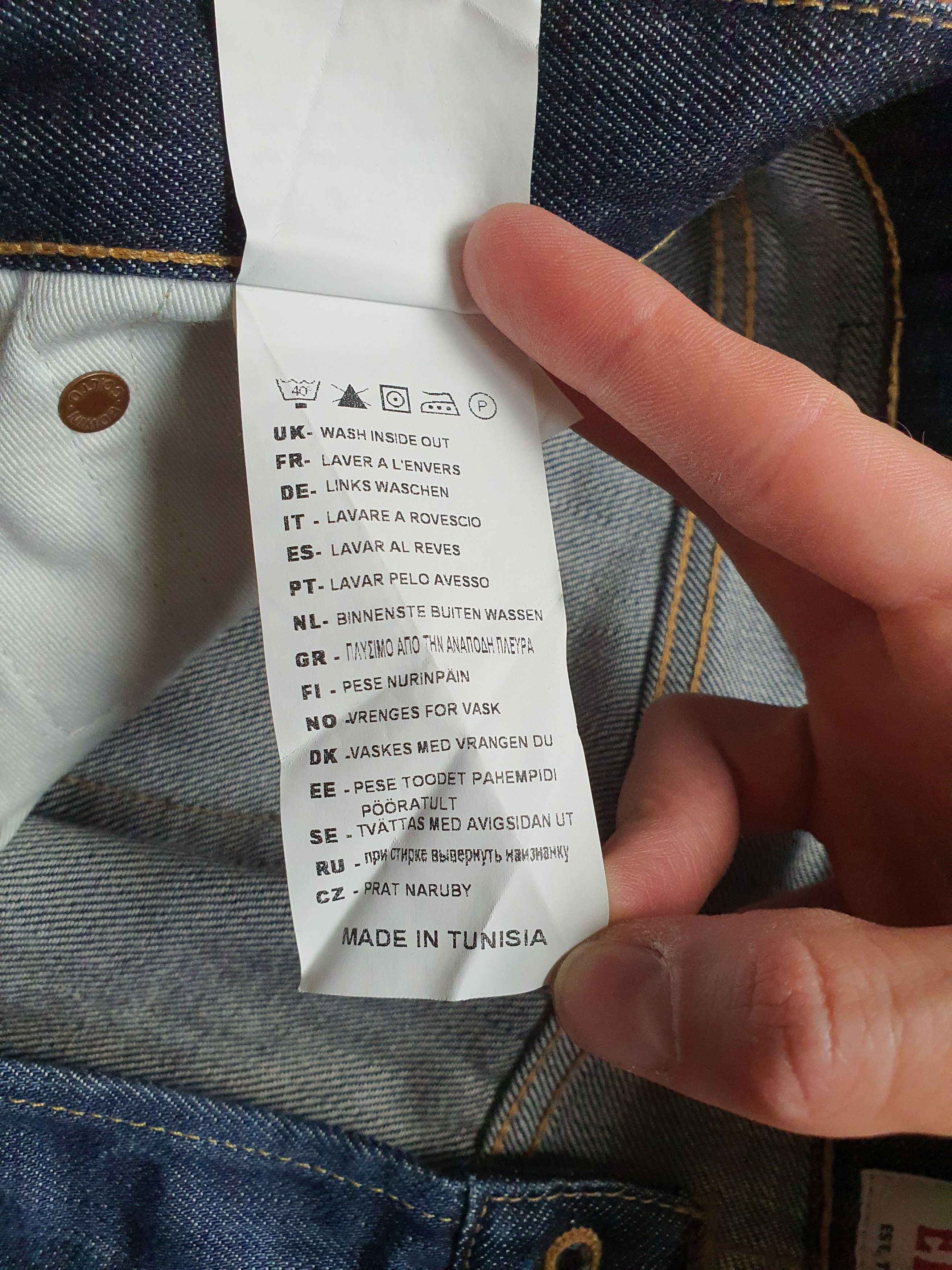Edwin ED-71 SLIM - Denim Jeans (Regular Slim, Mid Rise) - W31 Size US 31 - 7 Thumbnail