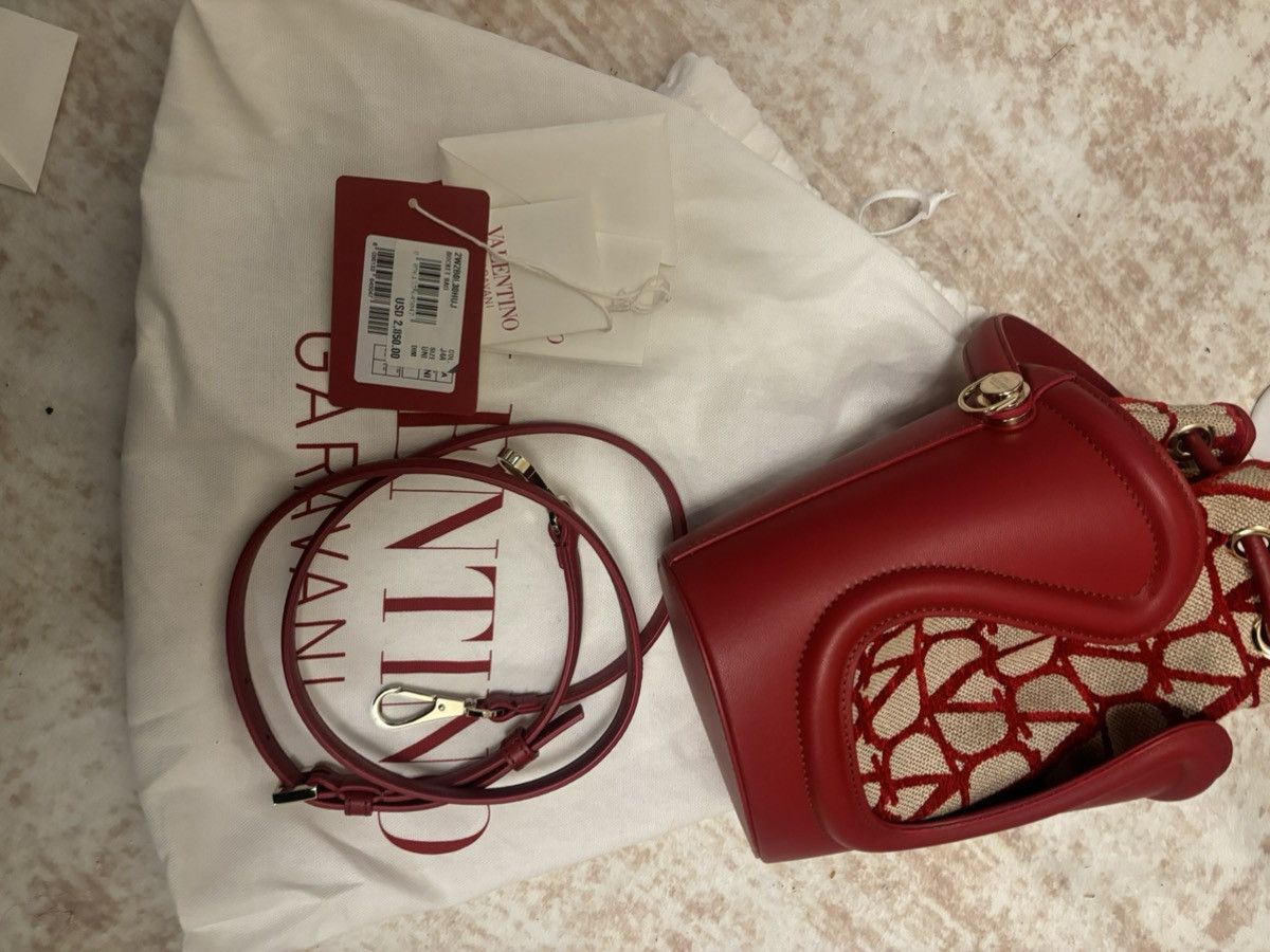 Valentino Valentino Bucket Bag Red Size ONE SIZE - 3 Thumbnail