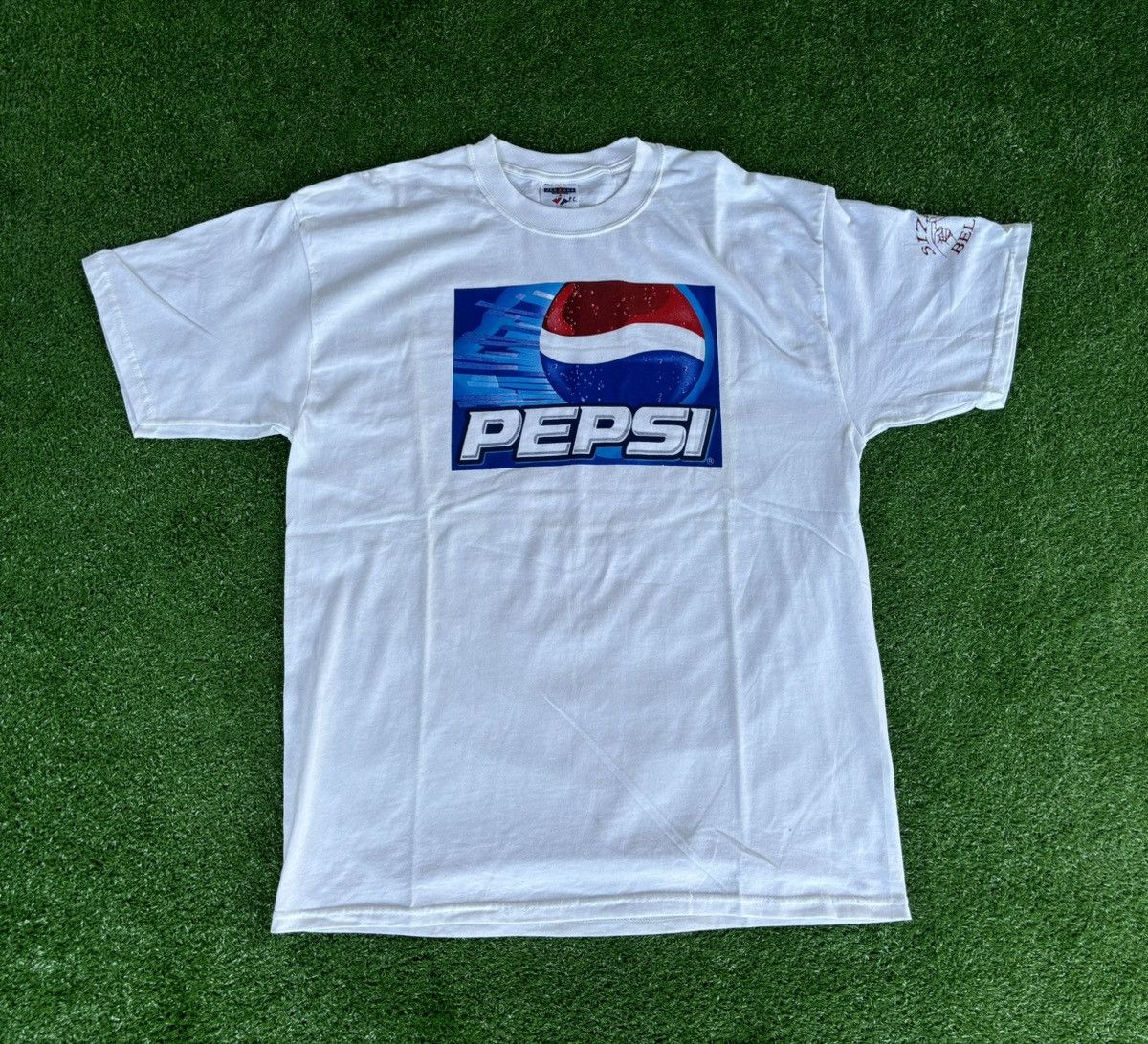Pepsi × Vintage Vintage Pepsi Biker Tshirt 2004 Size US XL / EU 56 / 4 - 1 Thumbnail