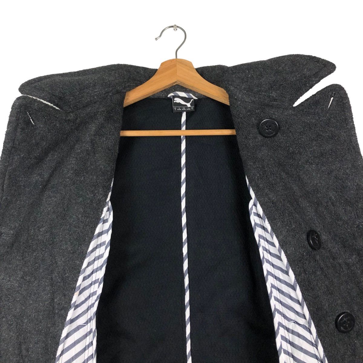 Japanese Brand 🔥Vintage Duffle Wool Jacket Puma Double Breast Size US S / EU 44-46 / 1 - 14 Thumbnail