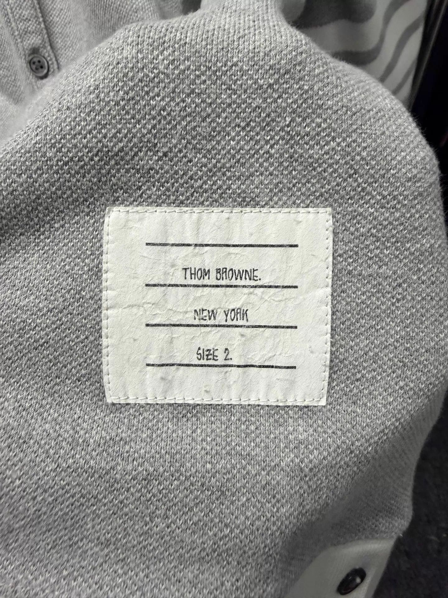 Thom Browne Thom Browne 4-Bar Gray Polo Shirt Size 2 Men's Size US M / EU 48-50 / 2 - 4 Thumbnail
