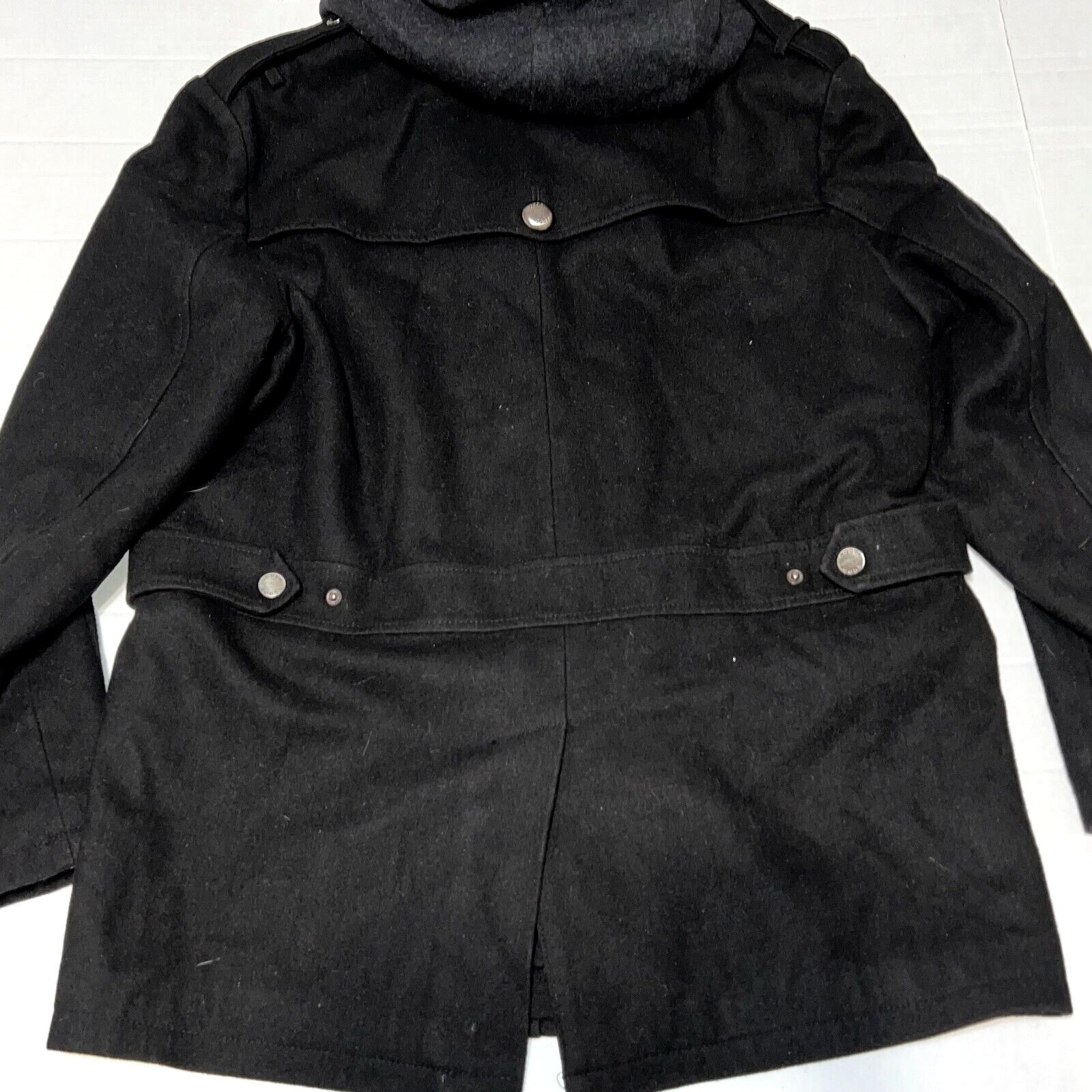 Coogi Coogi Mens Black Wool Blend Heavy Jacket Coat Size Large Size US L / EU 52-54 / 3 - 3 Thumbnail
