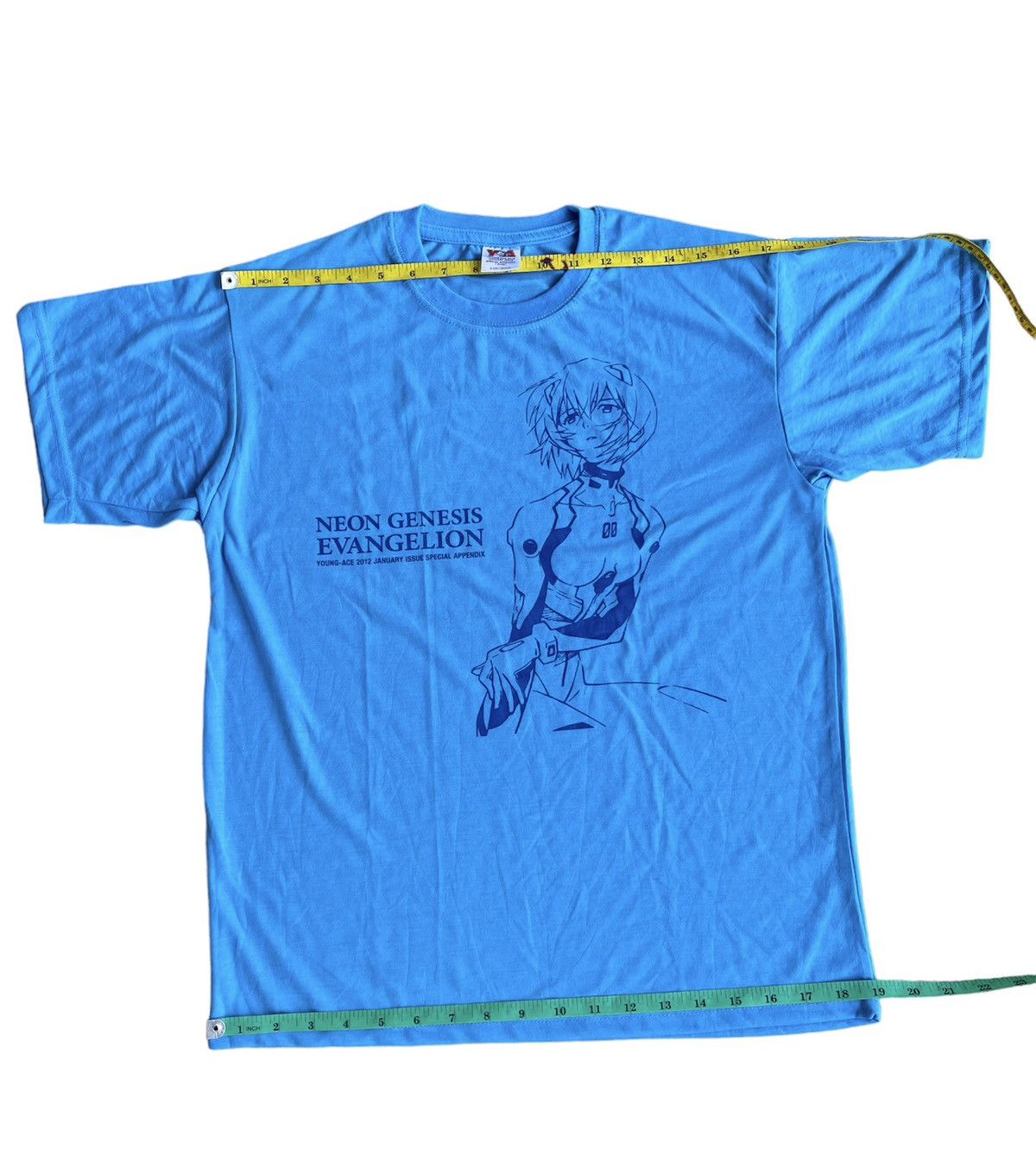 Anime × Cartoon Network Neon Genesis Evangelion Special Apendix Tee 2012 Rei Ayanami Size US M / EU 48-50 / 2 - 5 Thumbnail