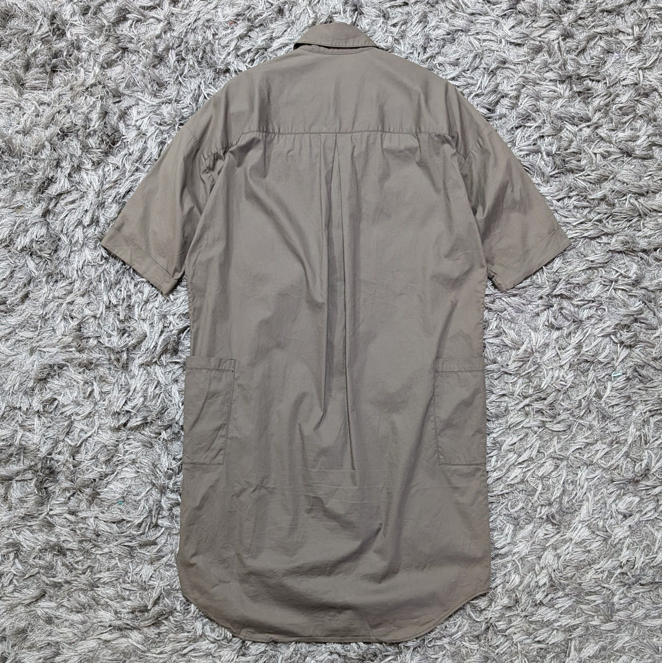 Theory Vintage Theory Luxe Blouse Button Up Short Sleeve Shirt Size M / US 6-8 / IT 42-44 - 2 Thumbnail