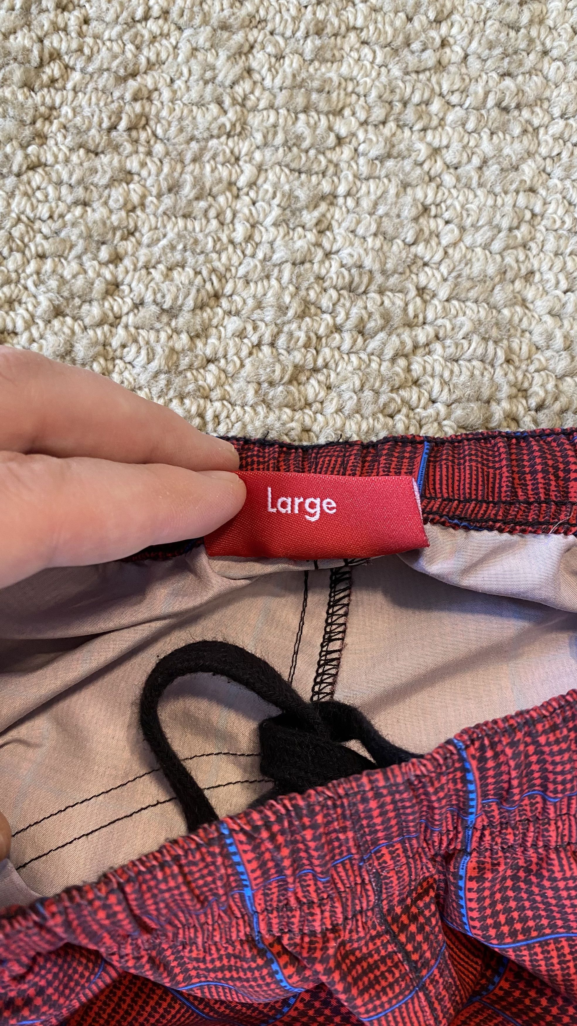 Supreme Supreme Red Rayon Pants Large Size US 34 / EU 50 - 6 Thumbnail