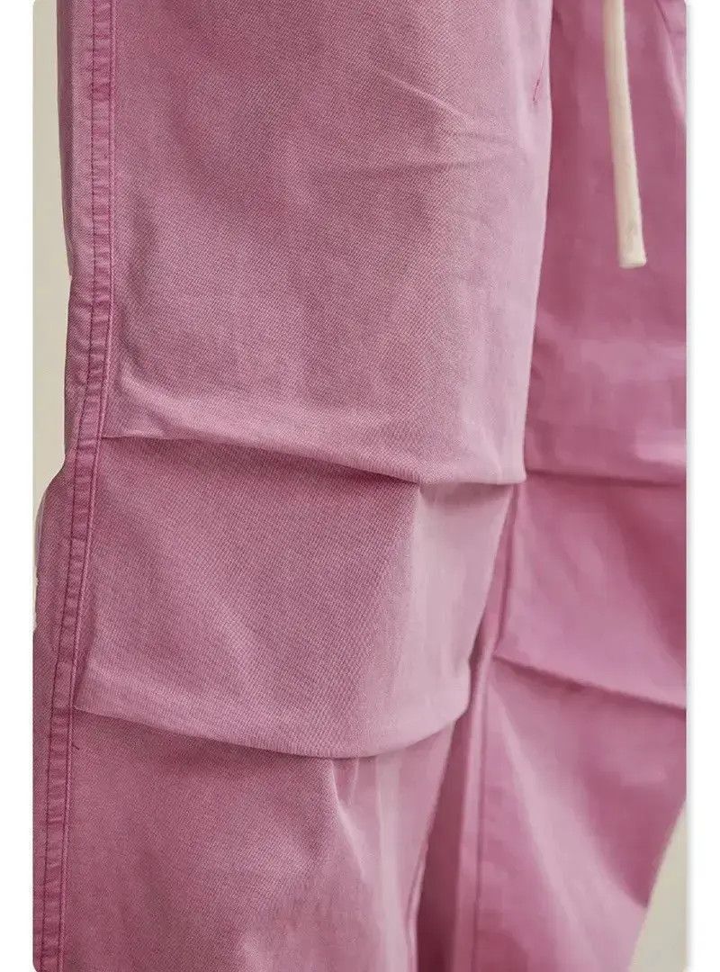 Japanese Brand Pink Stacked Sweatpants y2k streetwear retro style Size US 32 / EU 48 - 4 Thumbnail