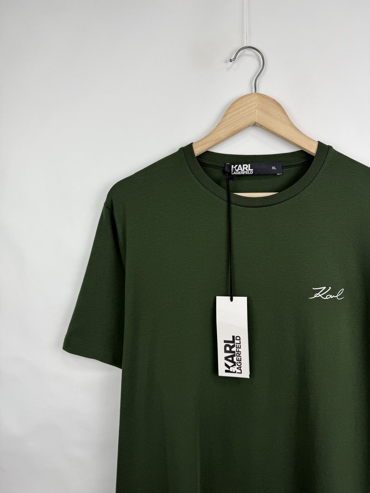 Karl Lagerfeld 🇫🇷 New❗️Karl Lagerfeld Classic Luxury T-Shirt Rare Size US XL / EU 56 / 4 - 4 Thumbnail