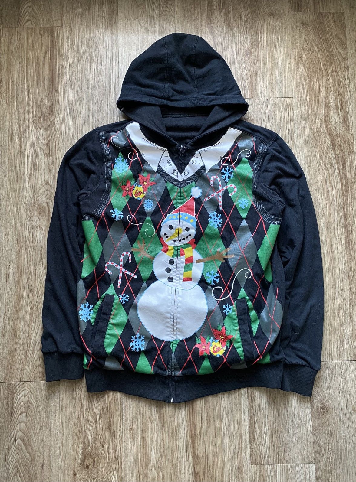 Quiksilver Quiksilver Y2K Double Sided Reversible Zip Up Hoodie Size US M / EU 48-50 / 2 - 1 Thumbnail