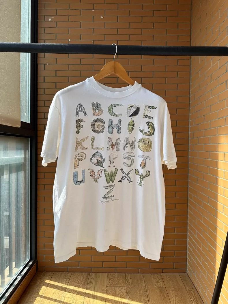 Vintage Vintage Tee 1989 Flashabet 26 letters 2505-Nextarrow Size US L / EU 52-54 / 3 - 1 Thumbnail