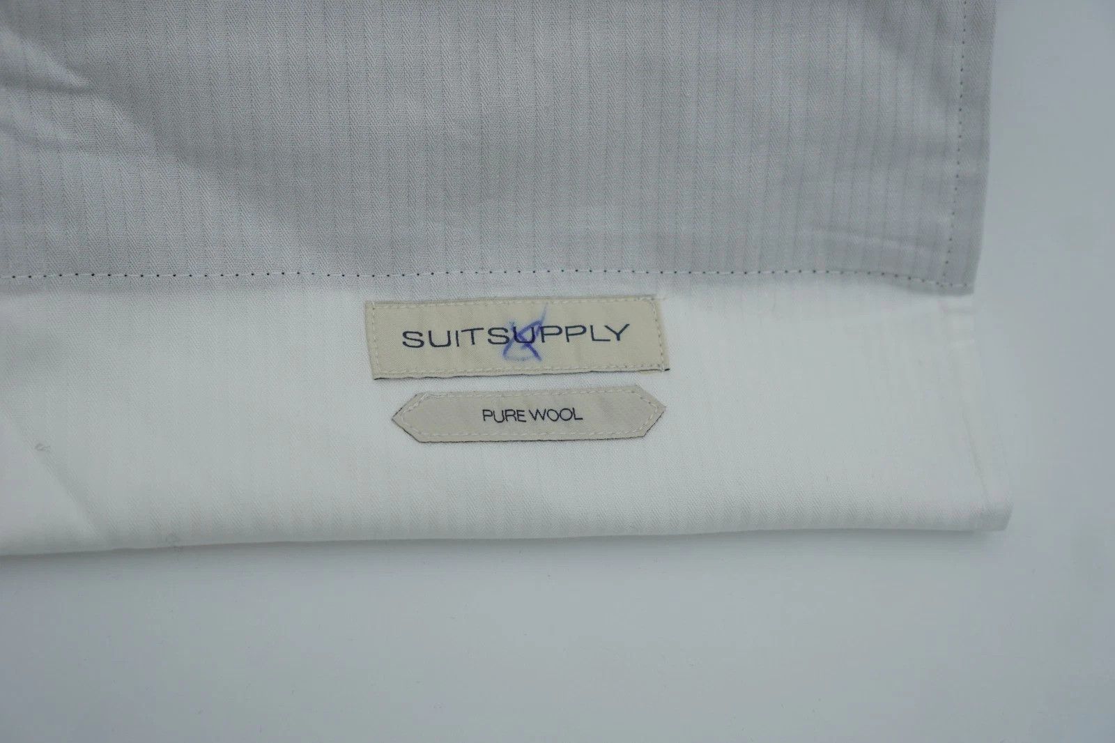 Suitsupply Men Suitsupply Pants Navy Blue Pure Wool Size 28 UK/US46S Size 46S - 6 Thumbnail