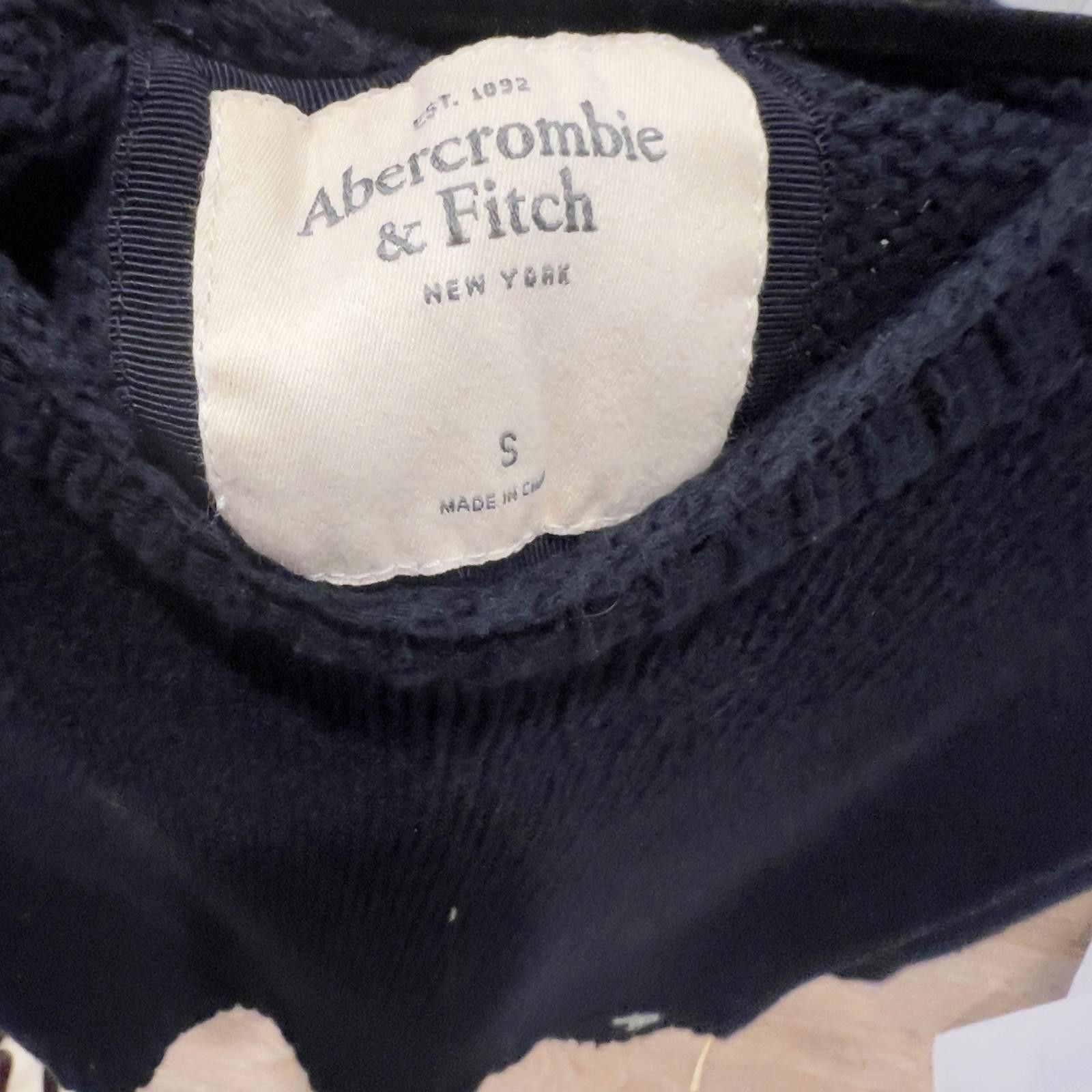 Abercrombie & Fitch Abercrombie & Fitch Women's Navy Blue Knit Sweater Size S Size S / US 4 / IT 40 - 3 Thumbnail